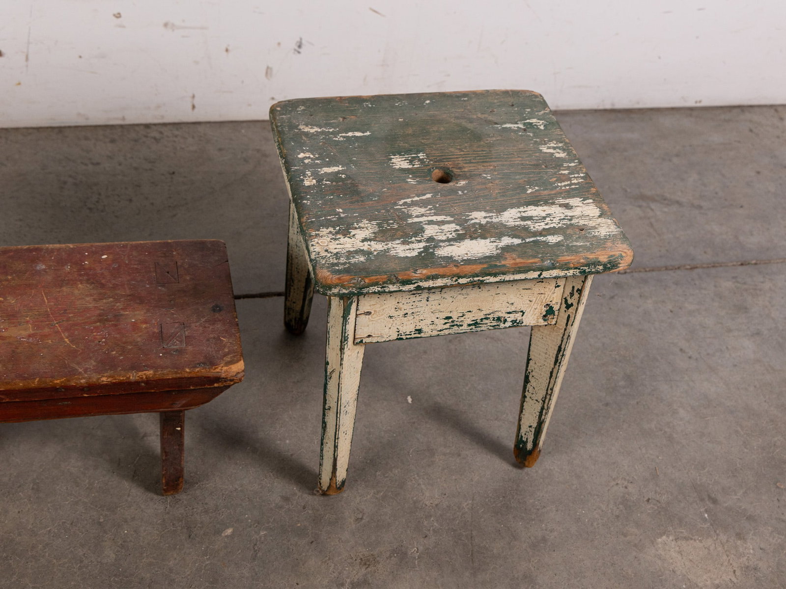 Three Antique Footstools - 4