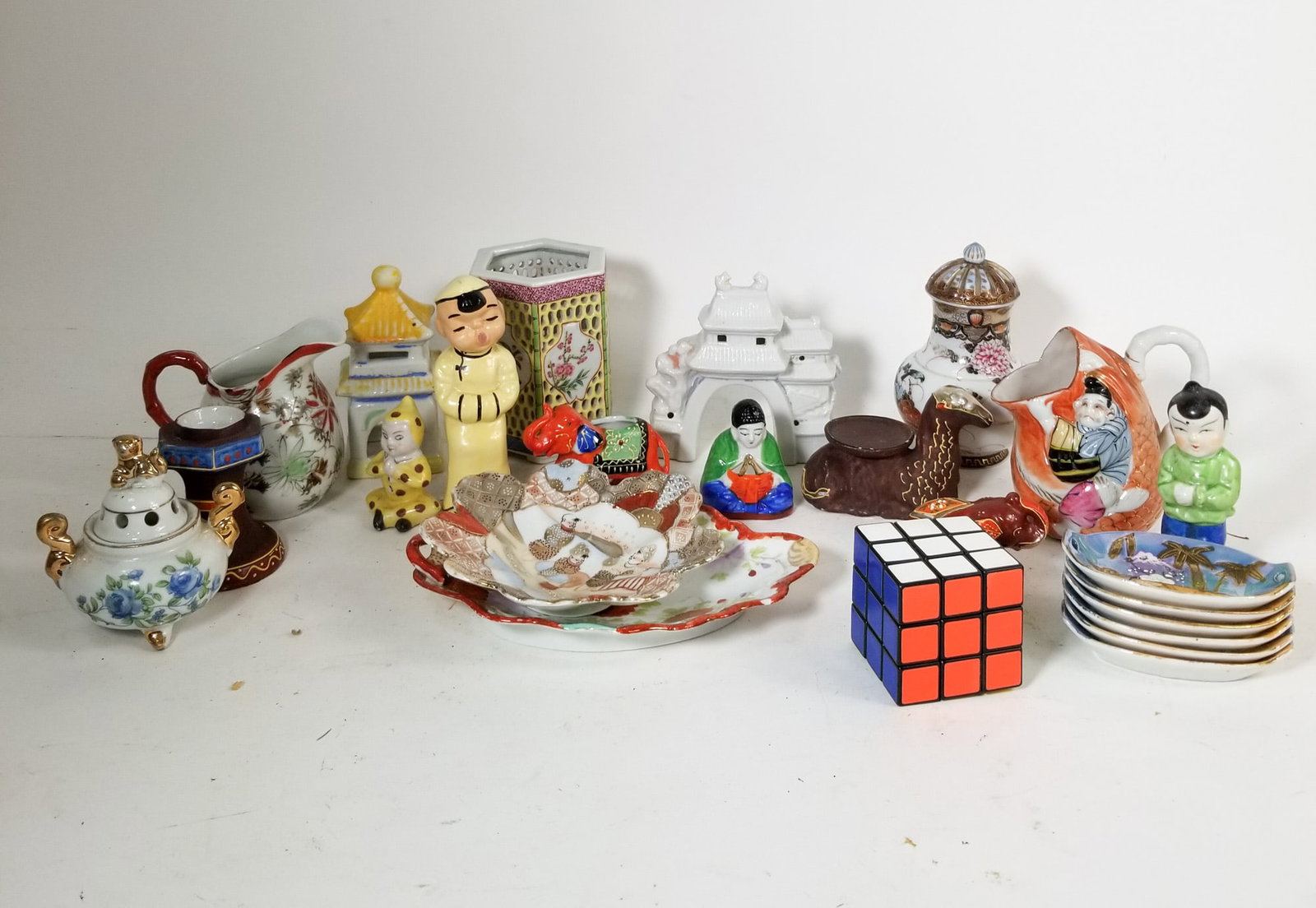 Assortment of Ceramic Asian Decor - 2