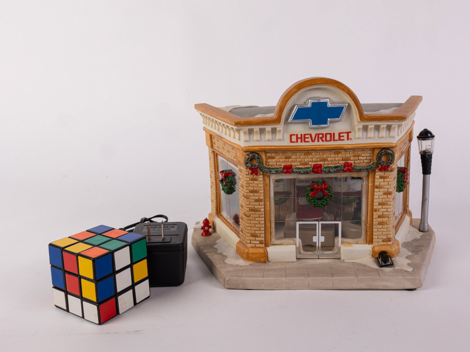 American Classics Chevrolet Dealership Christmas Building by Santa's Best - 2