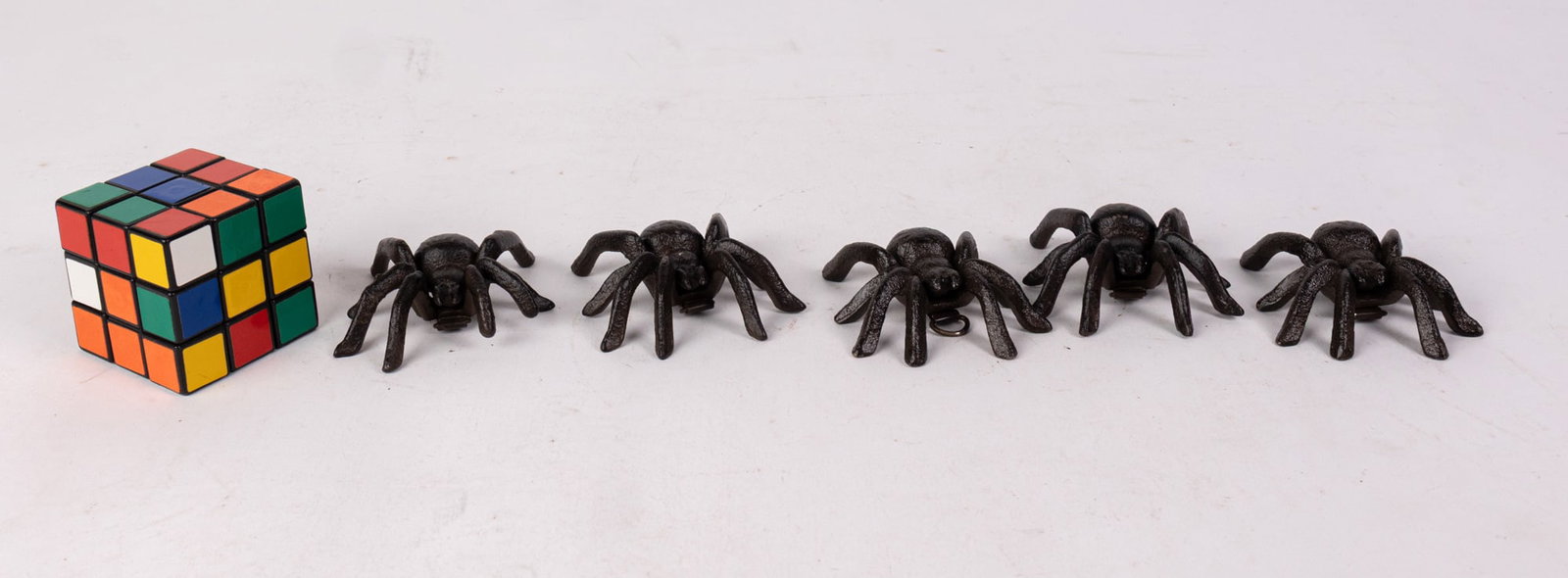 Grouping of Cast Iron Spiders - 2