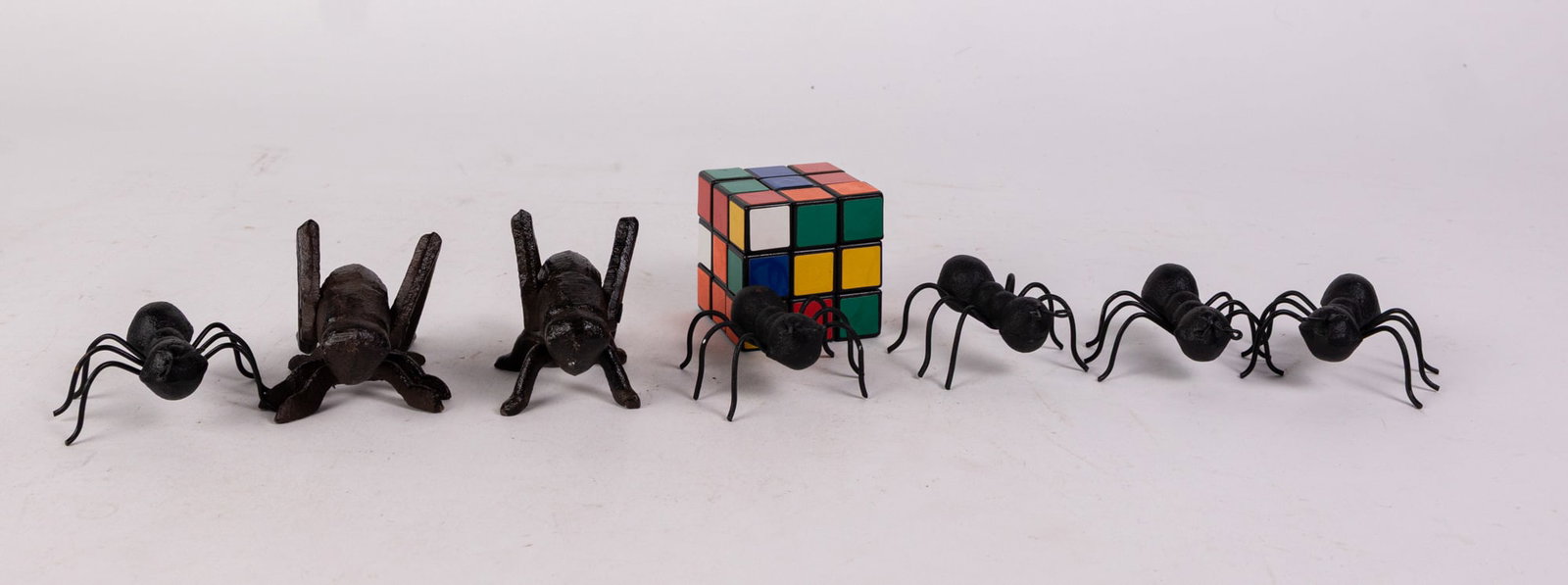 Grouping of Cast Iron Ants and Grasshoppers - 2