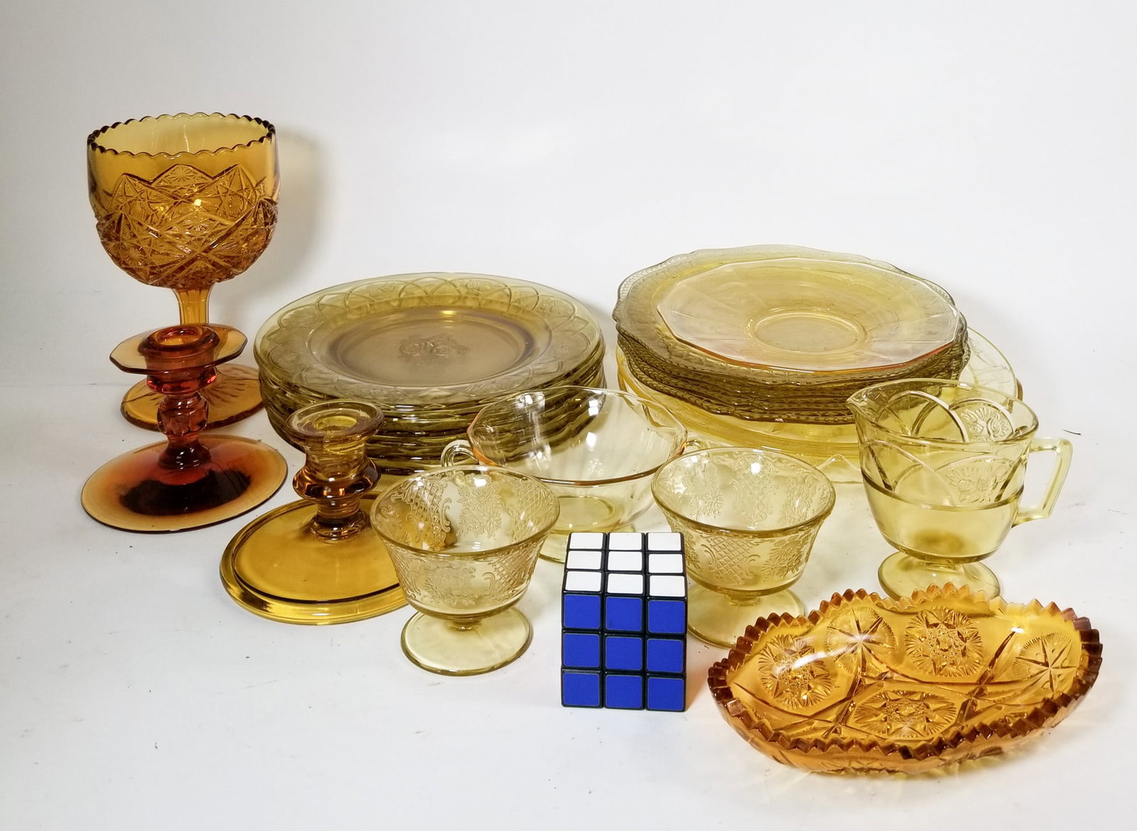 Assortment of Depression Glass - 2