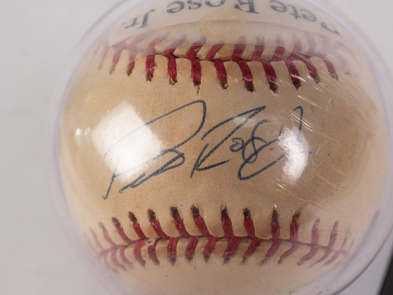 MLB Baseball Signed by Pete Rose Jr. - 4