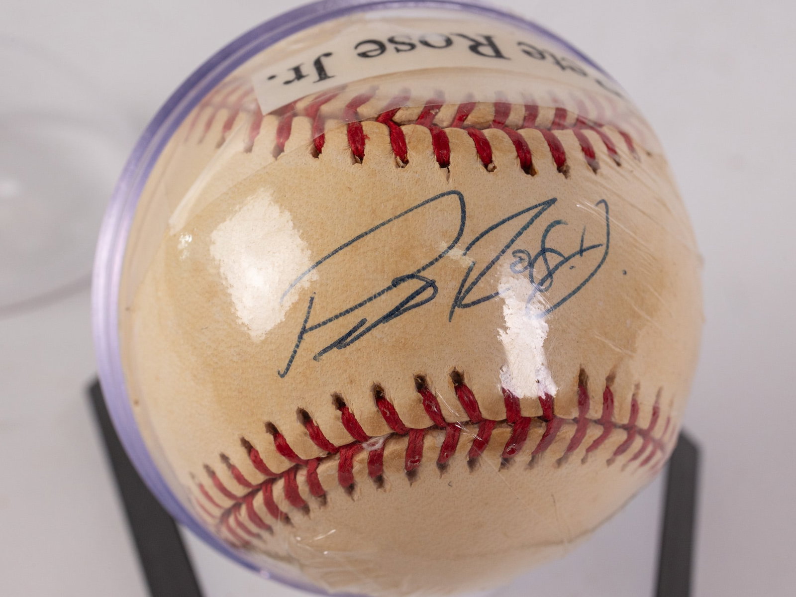 MLB Baseball Signed by Pete Rose Jr. - 5
