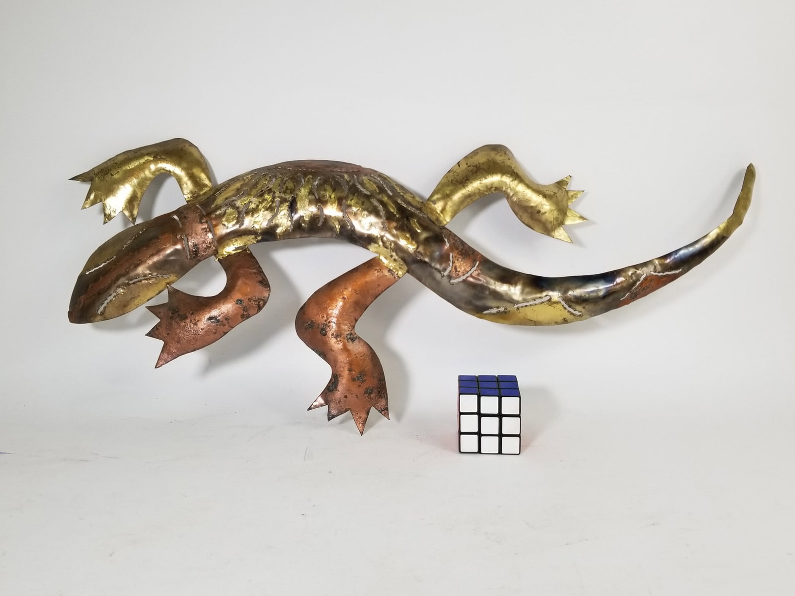 Decorative Metal Lizard/Gecko Wall Art - 2