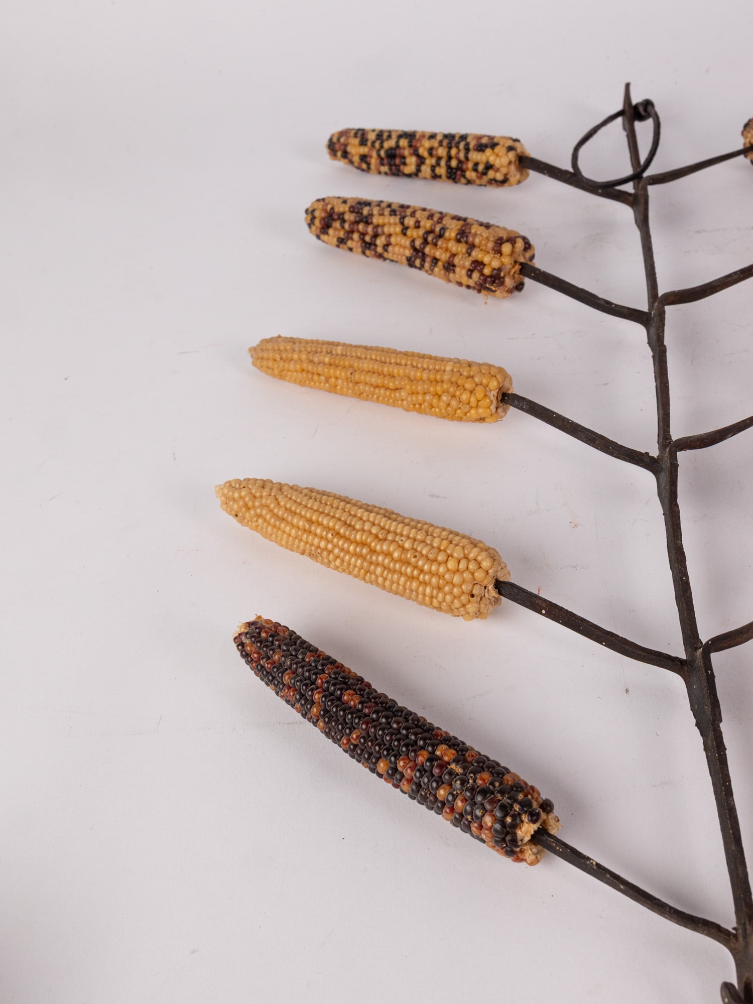 Primitive Corn Holder and Screened Cloche - 3