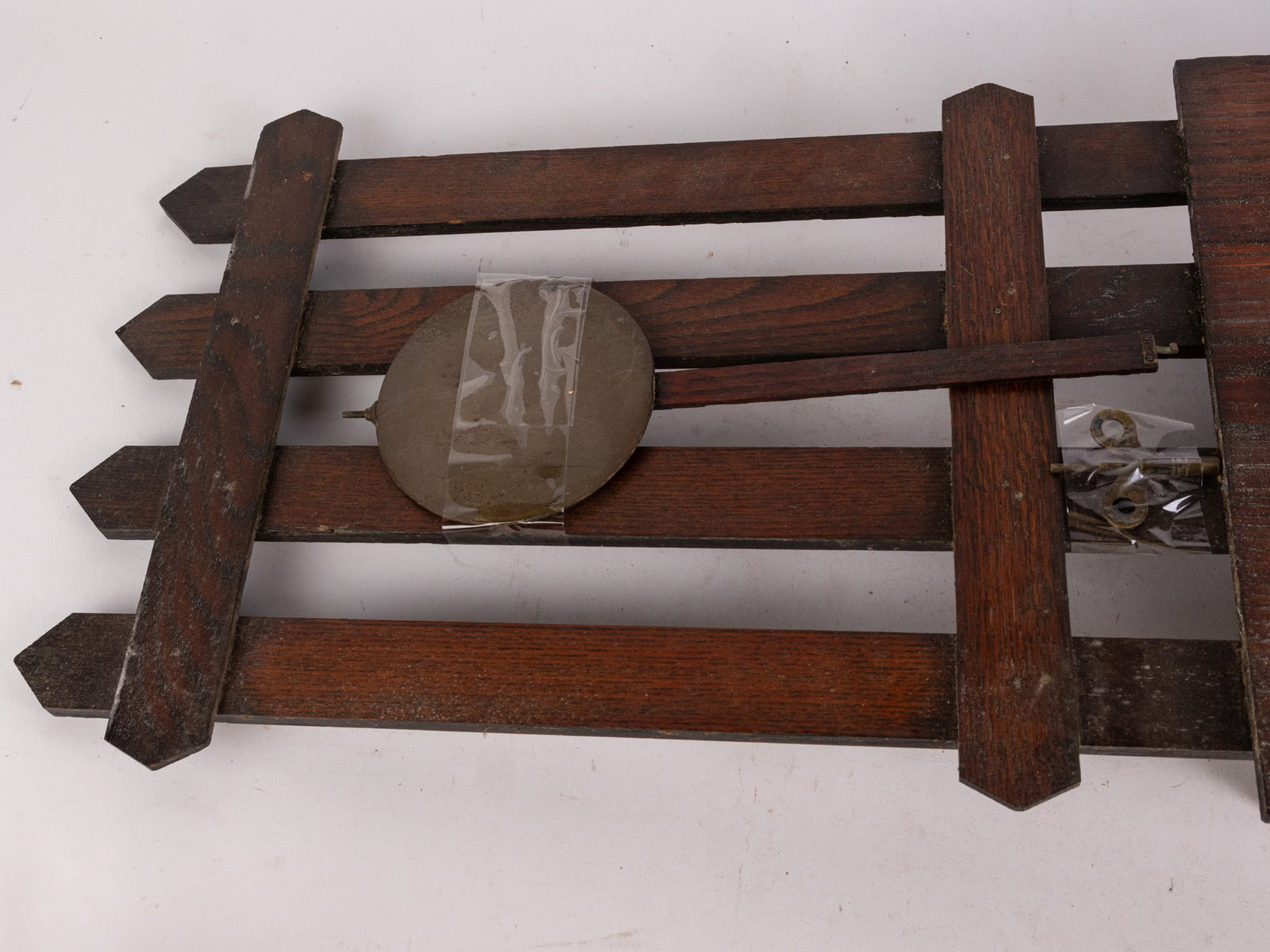 Antique Wm. Gilbert Arts and Crafts Mission Wall Clock - 3