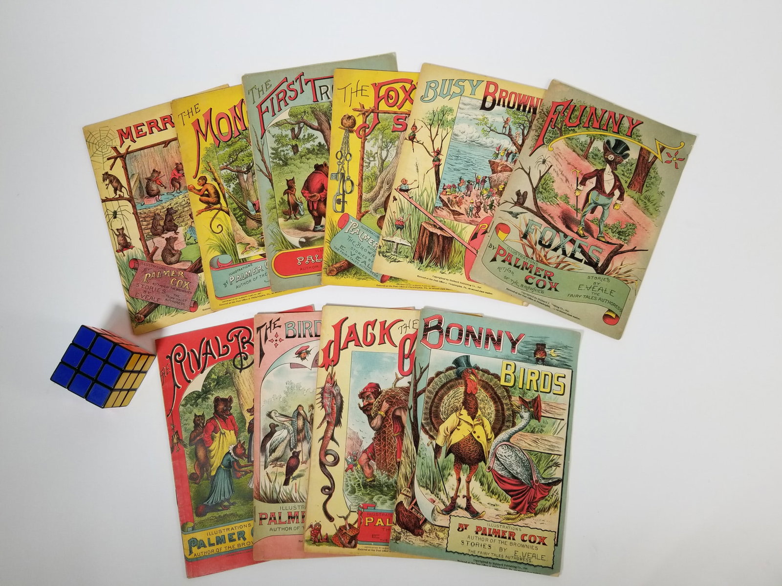 Grouping of 10 Antique Picture Books Illustrated by Palmer Cox - 2