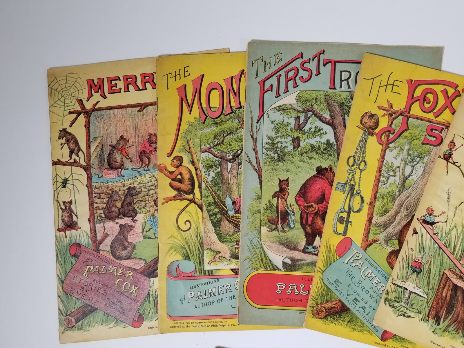 Grouping of 10 Antique Picture Books Illustrated by Palmer Cox - 4
