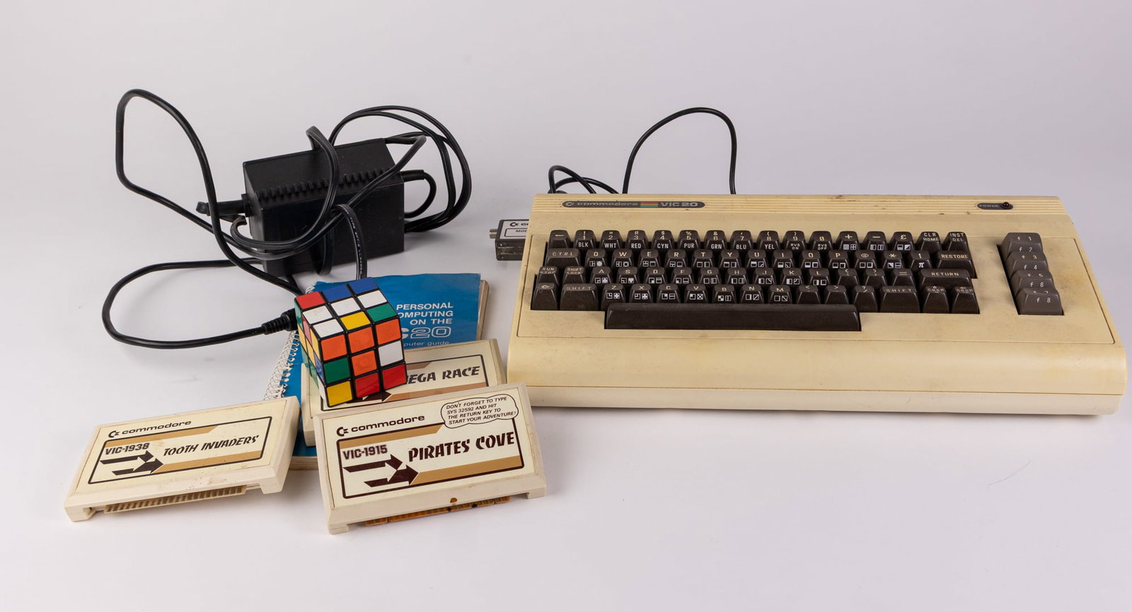 Vintage Commodore 64 System ft. Three Games - 2