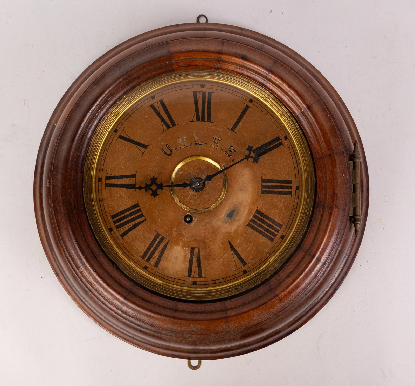 United States Life Saving Service (USLSS) Wall Mounted Antique Clock (1 of 12)