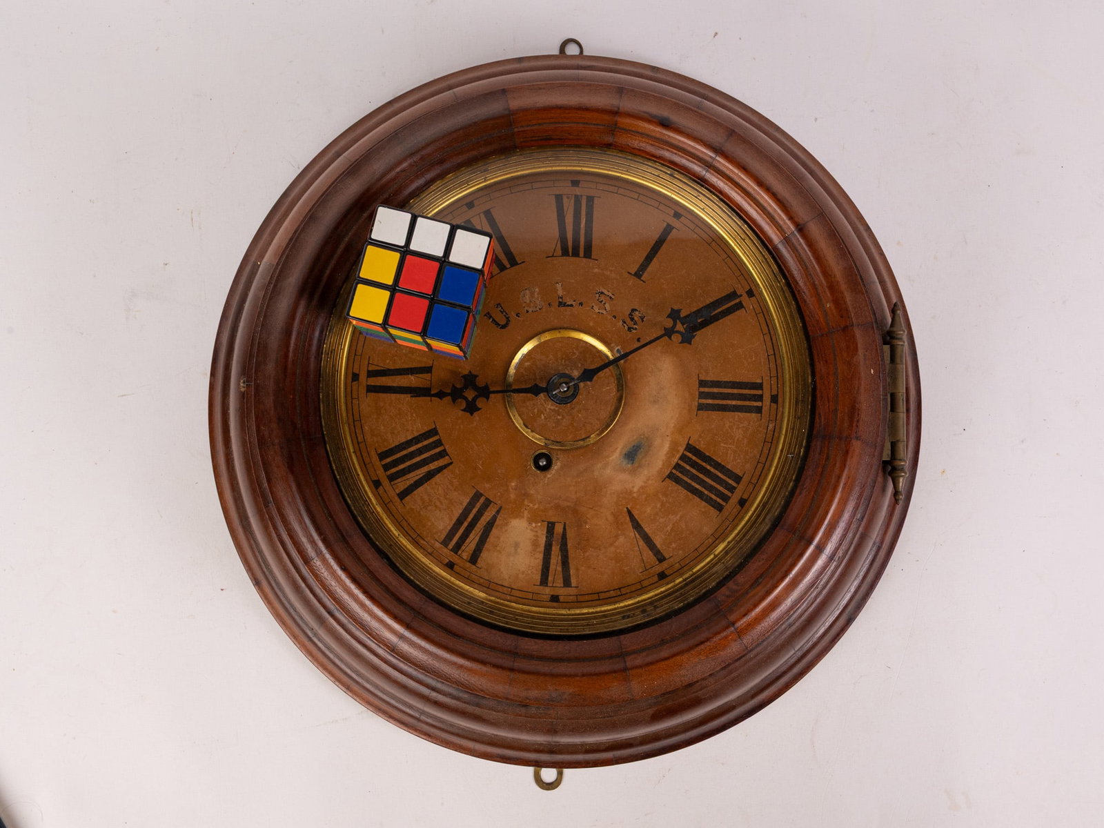 United States Life Saving Service (USLSS) Wall Mounted Antique Clock - 2