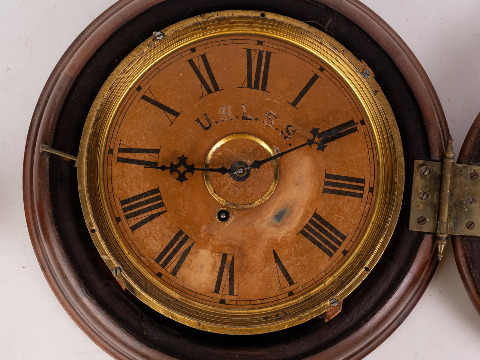 United States Life Saving Service (USLSS) Wall Mounted Antique Clock - 3