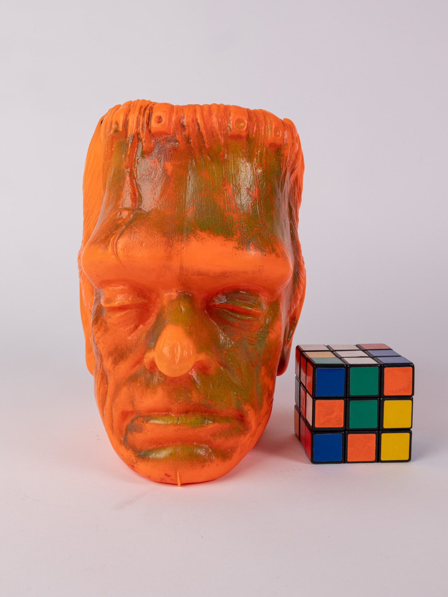 1960's Glenn Strange "Frankenstein" Molded Plastic Candy Container - 2