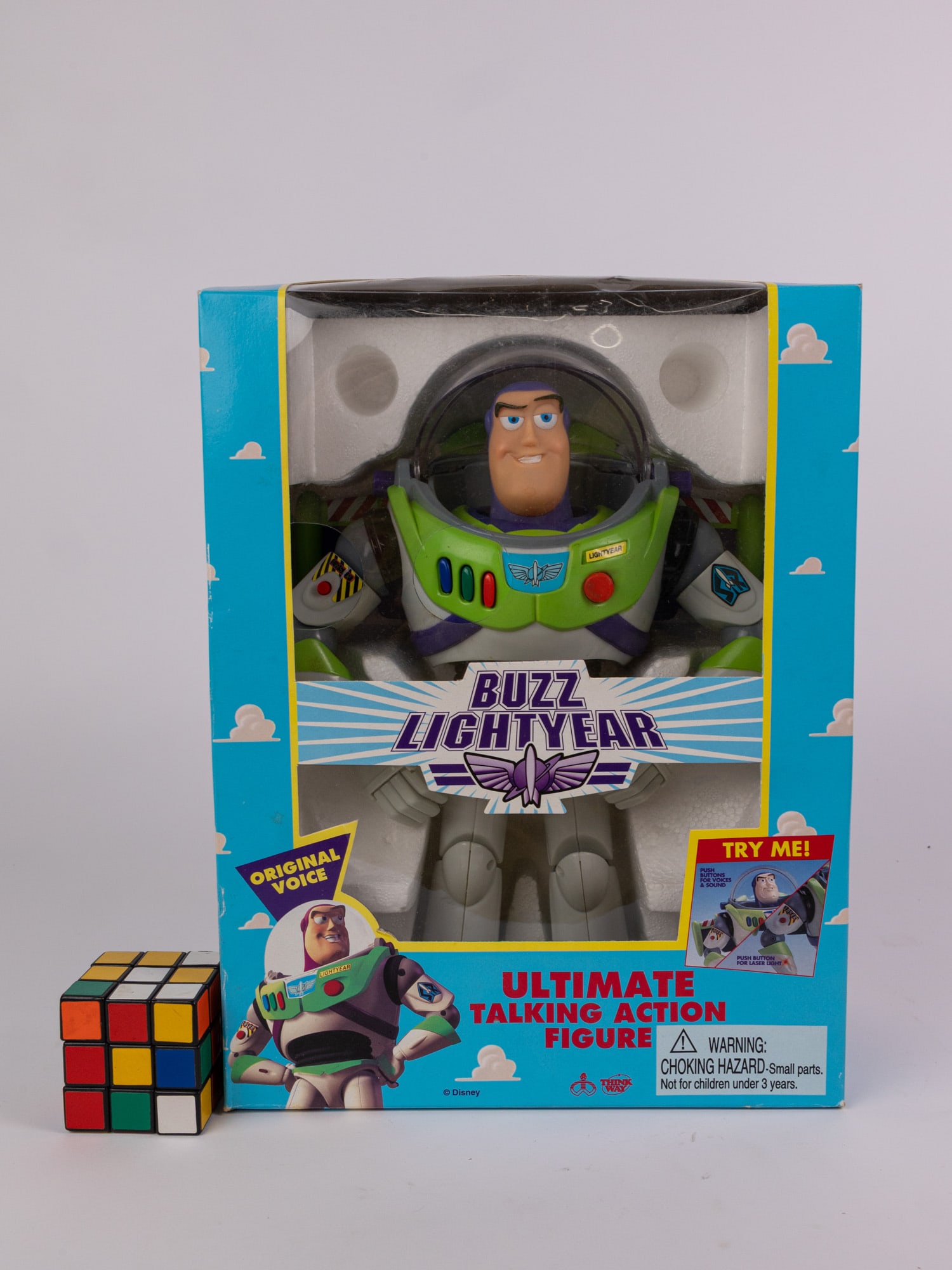 Vintage Thinkway Toys Disney Toy Story Buzz Lightyear Talking Action Figure IOB - 2