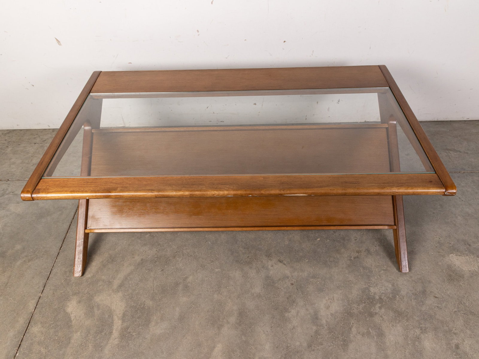 Retro Mid Century Modern Style Ink + Ivy Rocket Coffee Table - 2