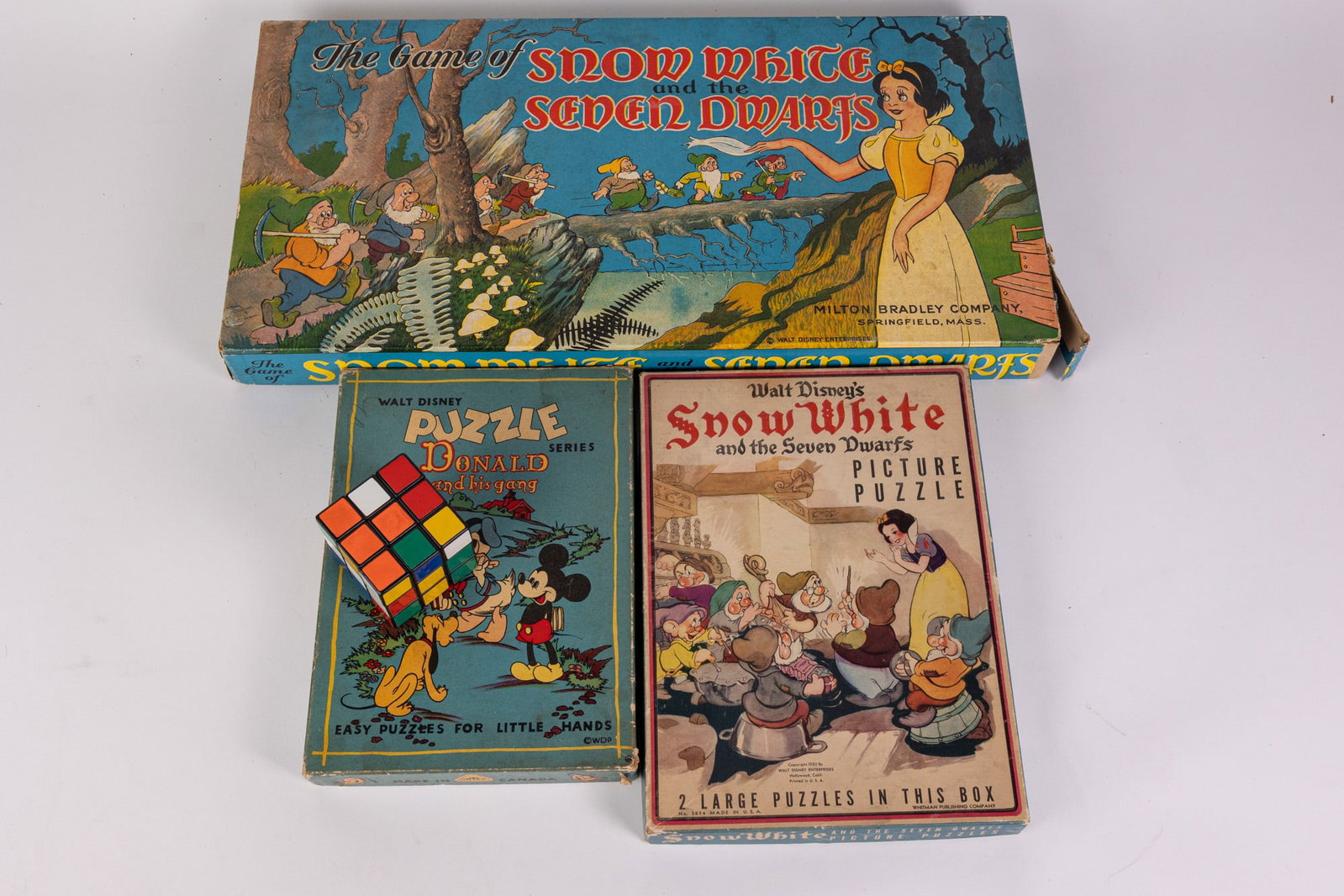 Grouping of Three Vintage Disney Board Games - 2