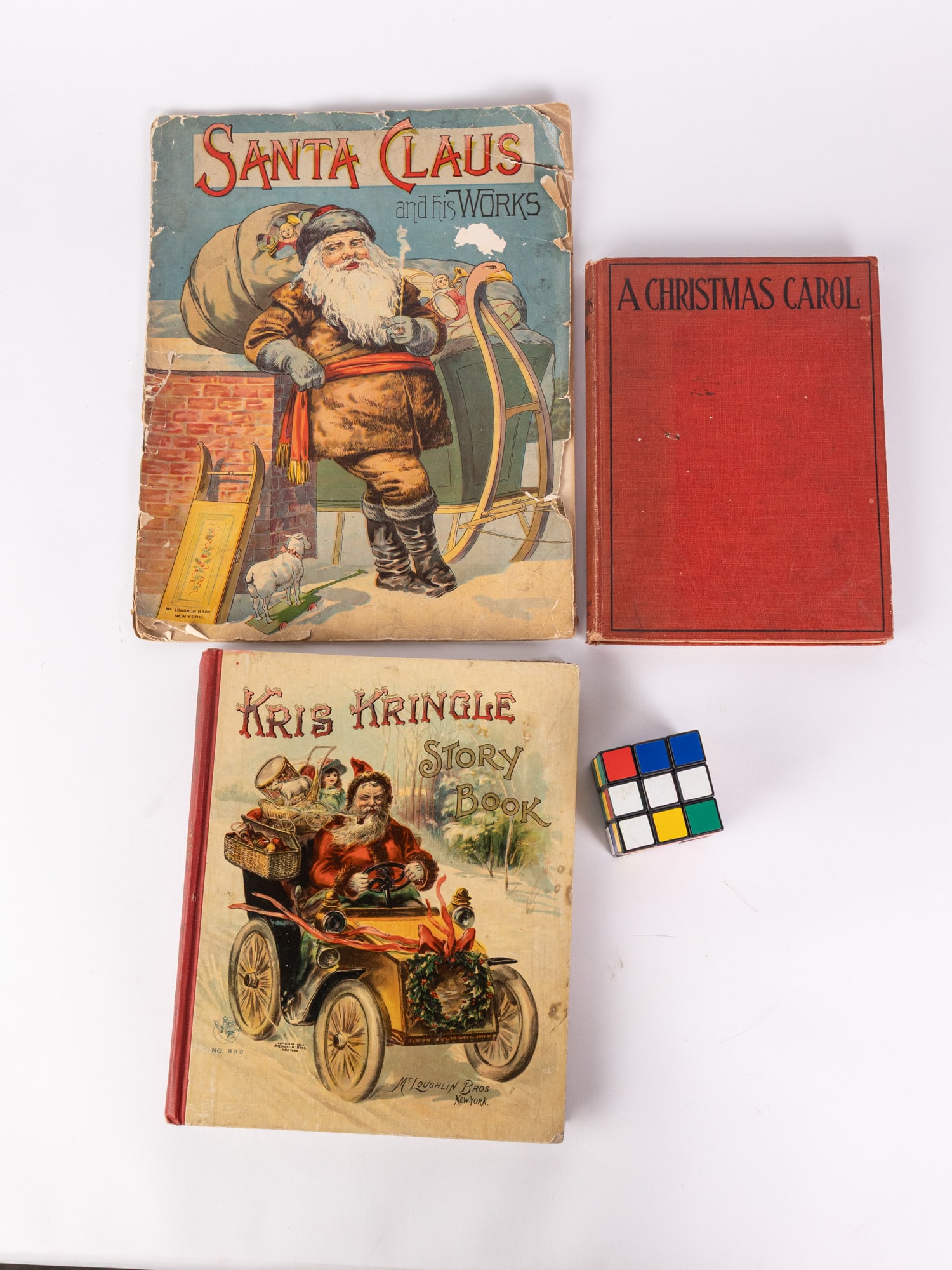 Three McLoughlin Bros. Antique Children's Christmas Books - 2