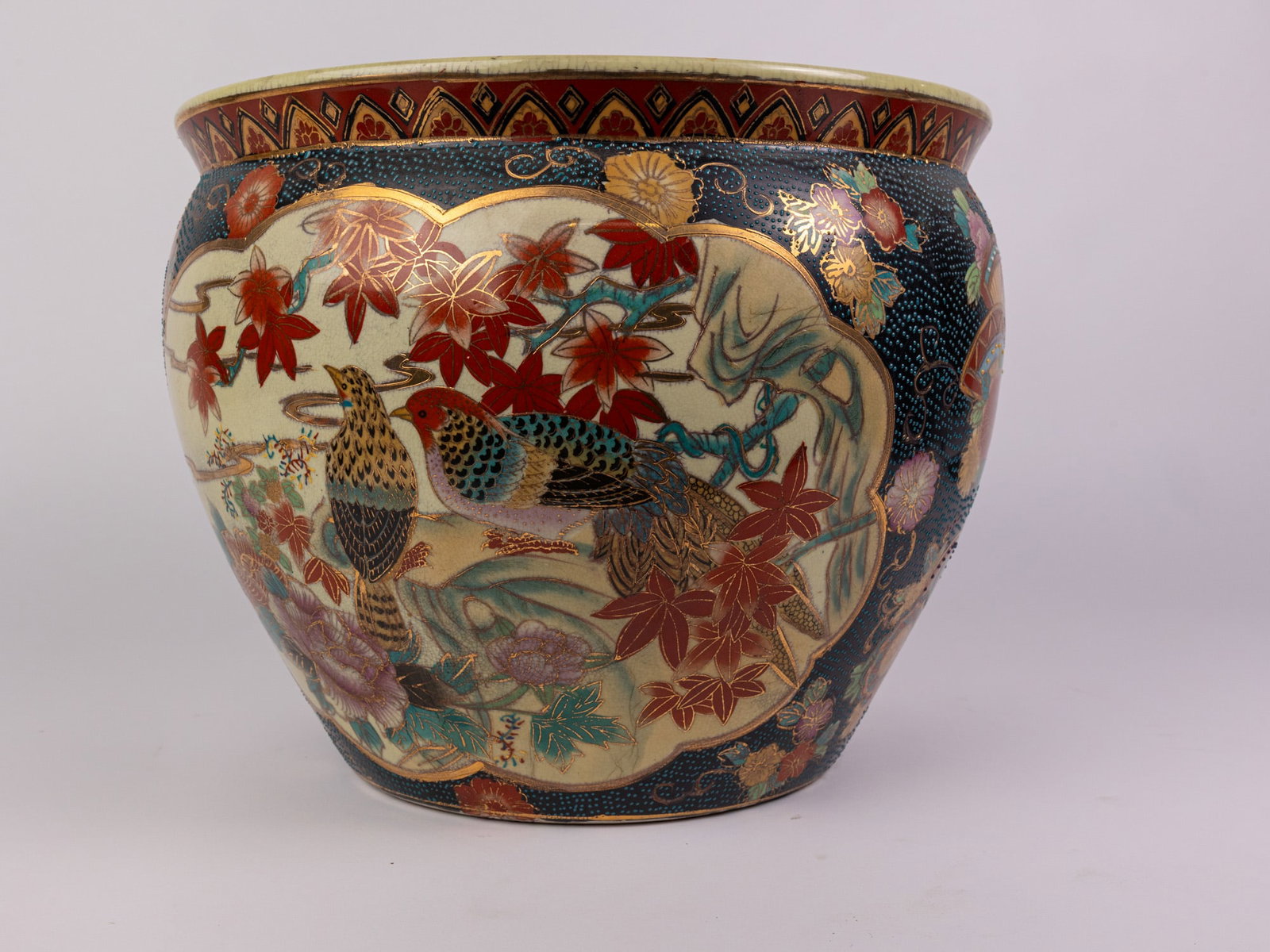 Large Vintage Asian Decorative Planter - 7