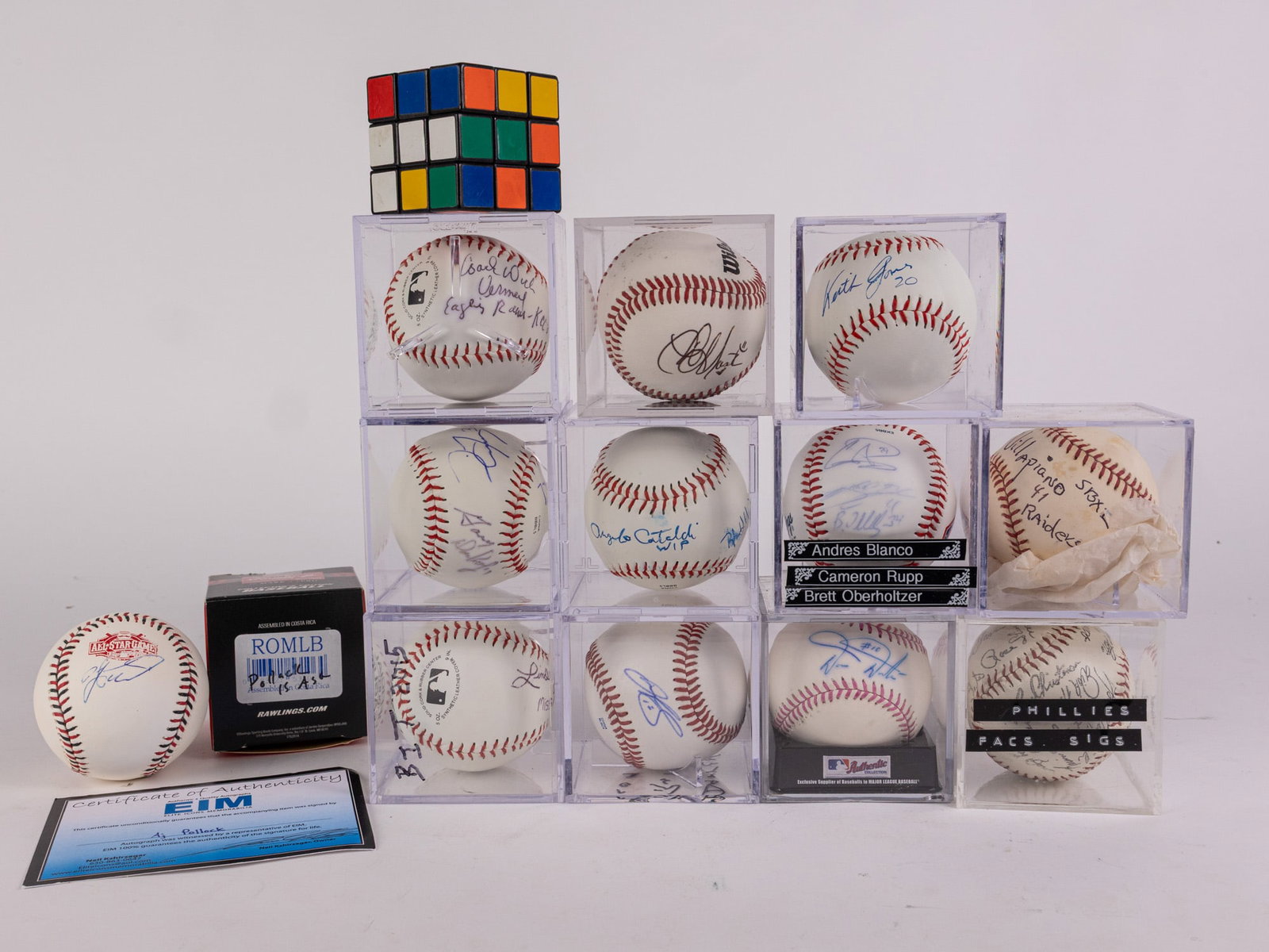 Assortment of Baseballs with Signatures ft. AJ Pollock - 2