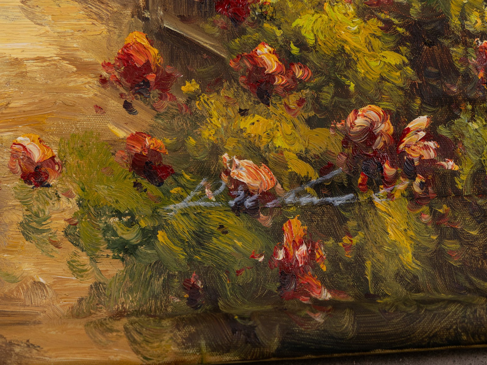 Vintage Tapestry Style Oil Painting - 5