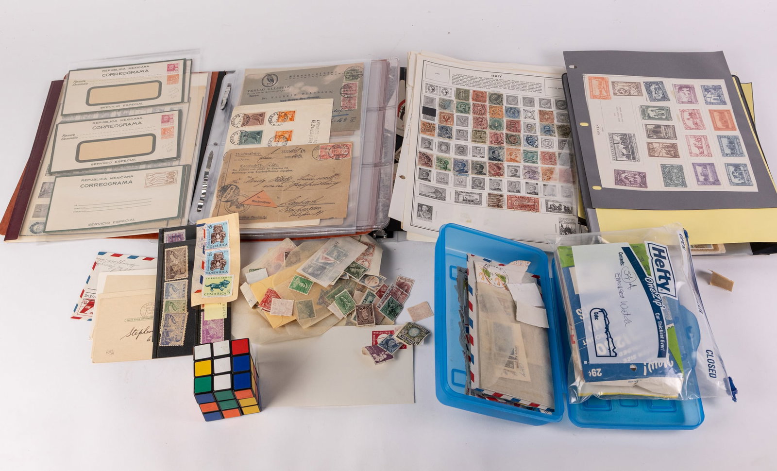 Lot of Assorted Loose Foreign and Domestic Vintage Stamps - 2