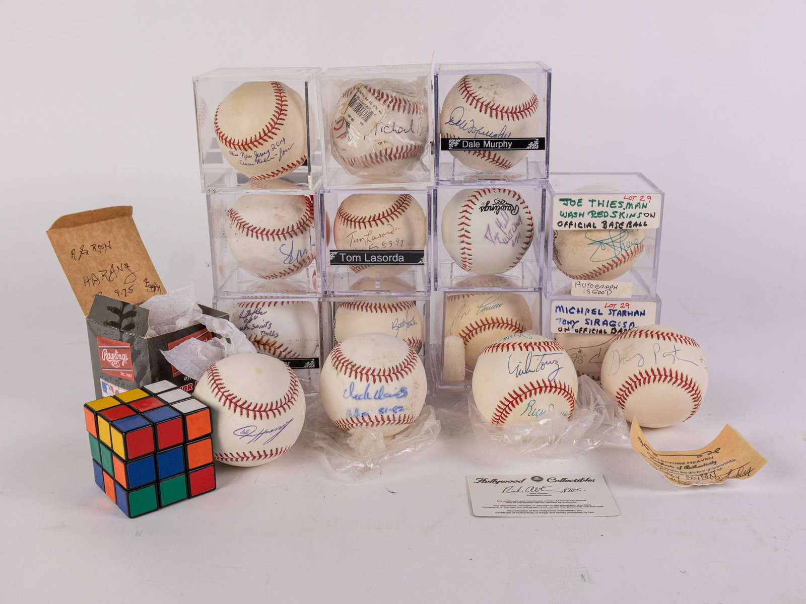 Assortment of Baseballs with Signatures ft. Brett Tomko & Conrad Dobler - 2