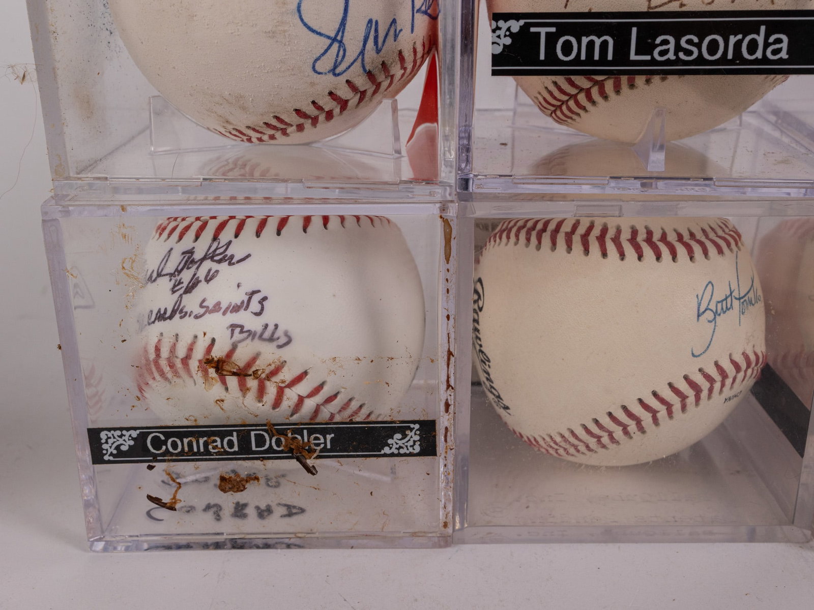 Assortment of Baseballs with Signatures ft. Brett Tomko & Conrad Dobler - 7