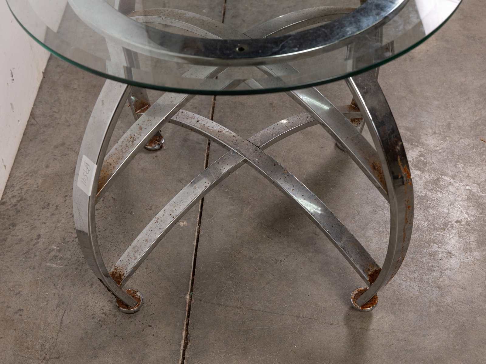 Vintage Modern Style Glass Top Coffee Table - 4