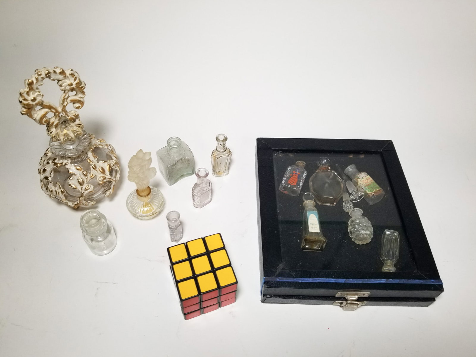 Lot of Assorted Vintage Perfume Bottles - 2