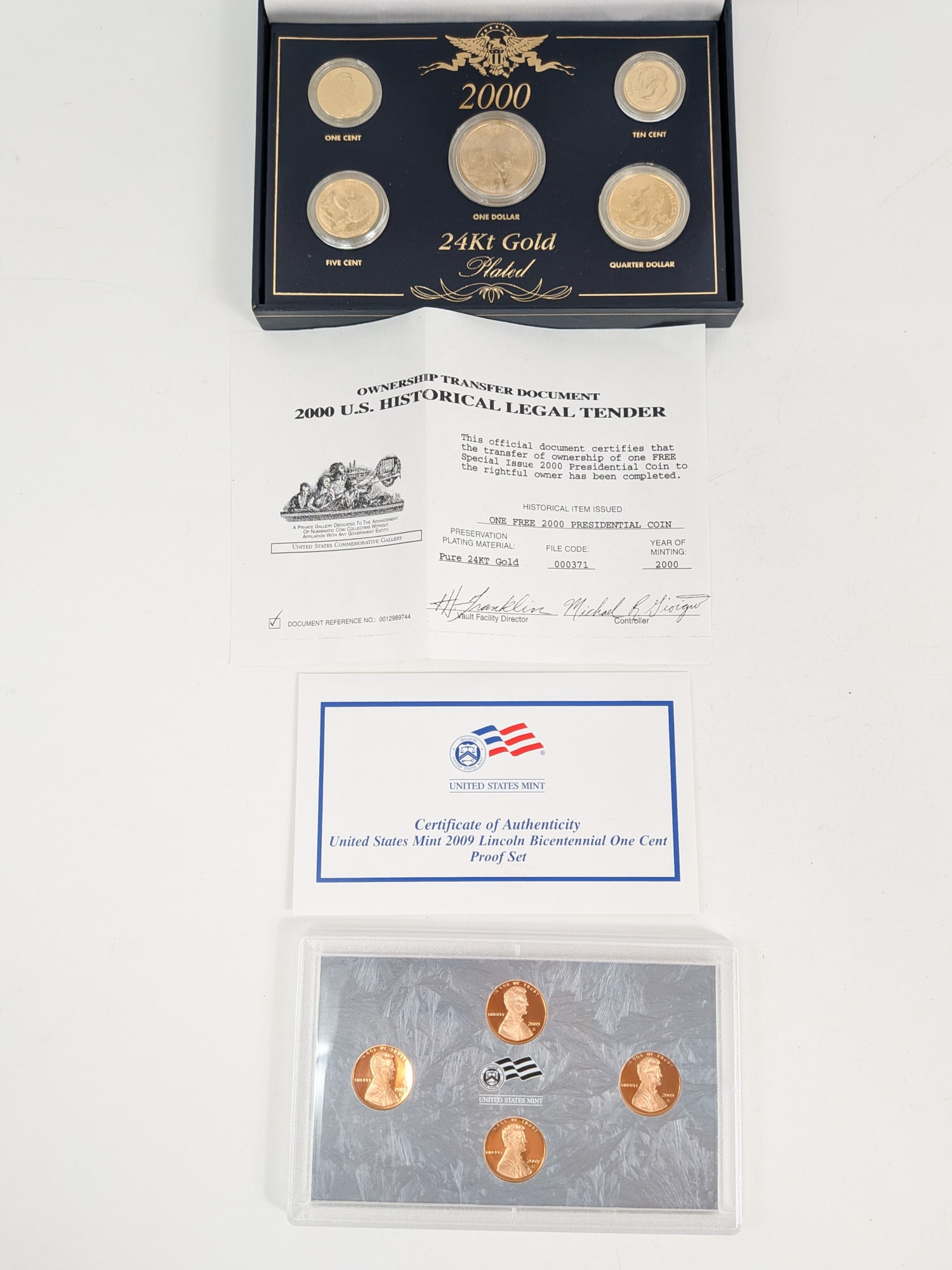 Assortment of Uncirculated Coins, Proofs and Currency - 2