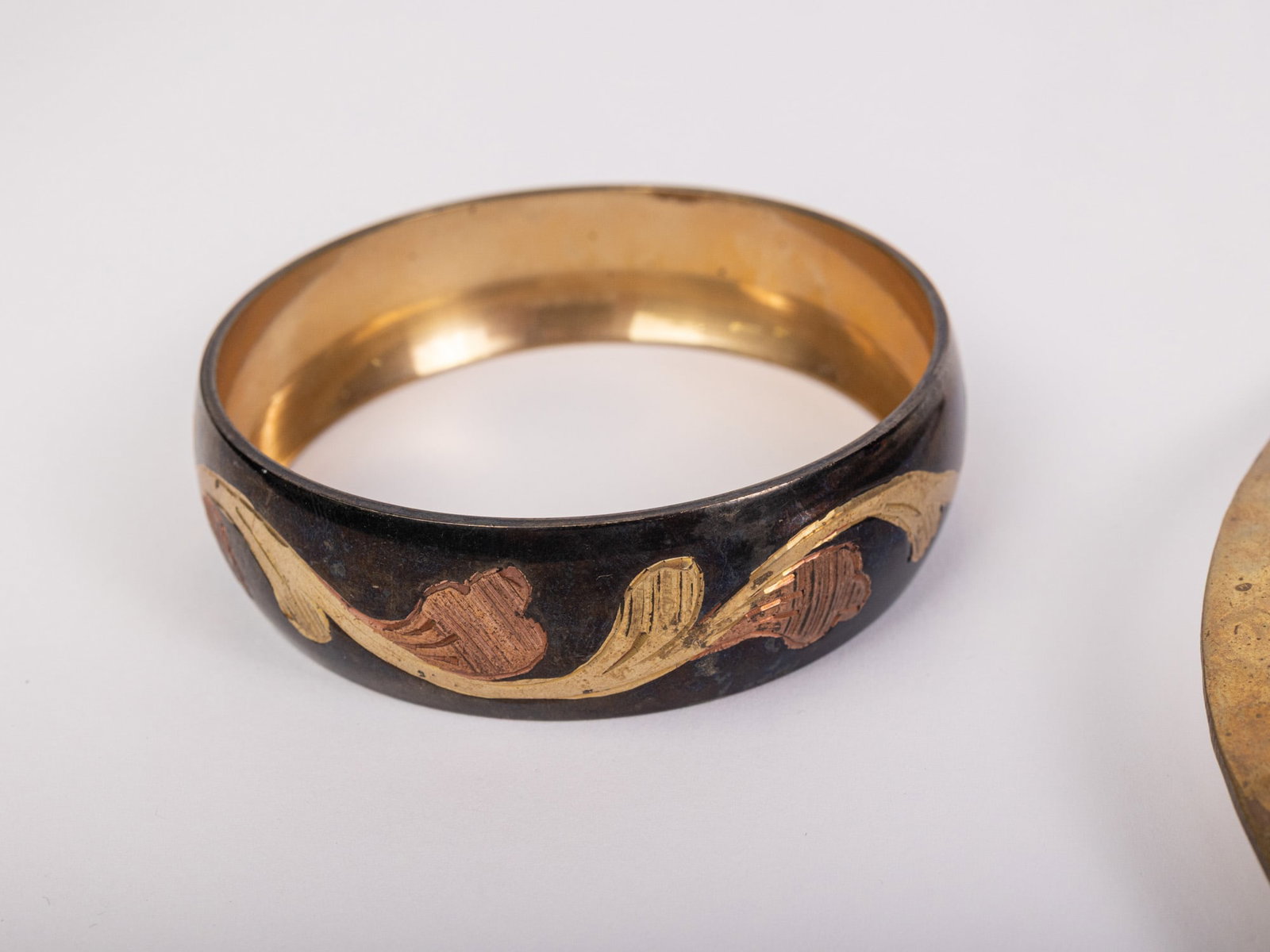 Grouping of Vintage Brass Jewelry - 4