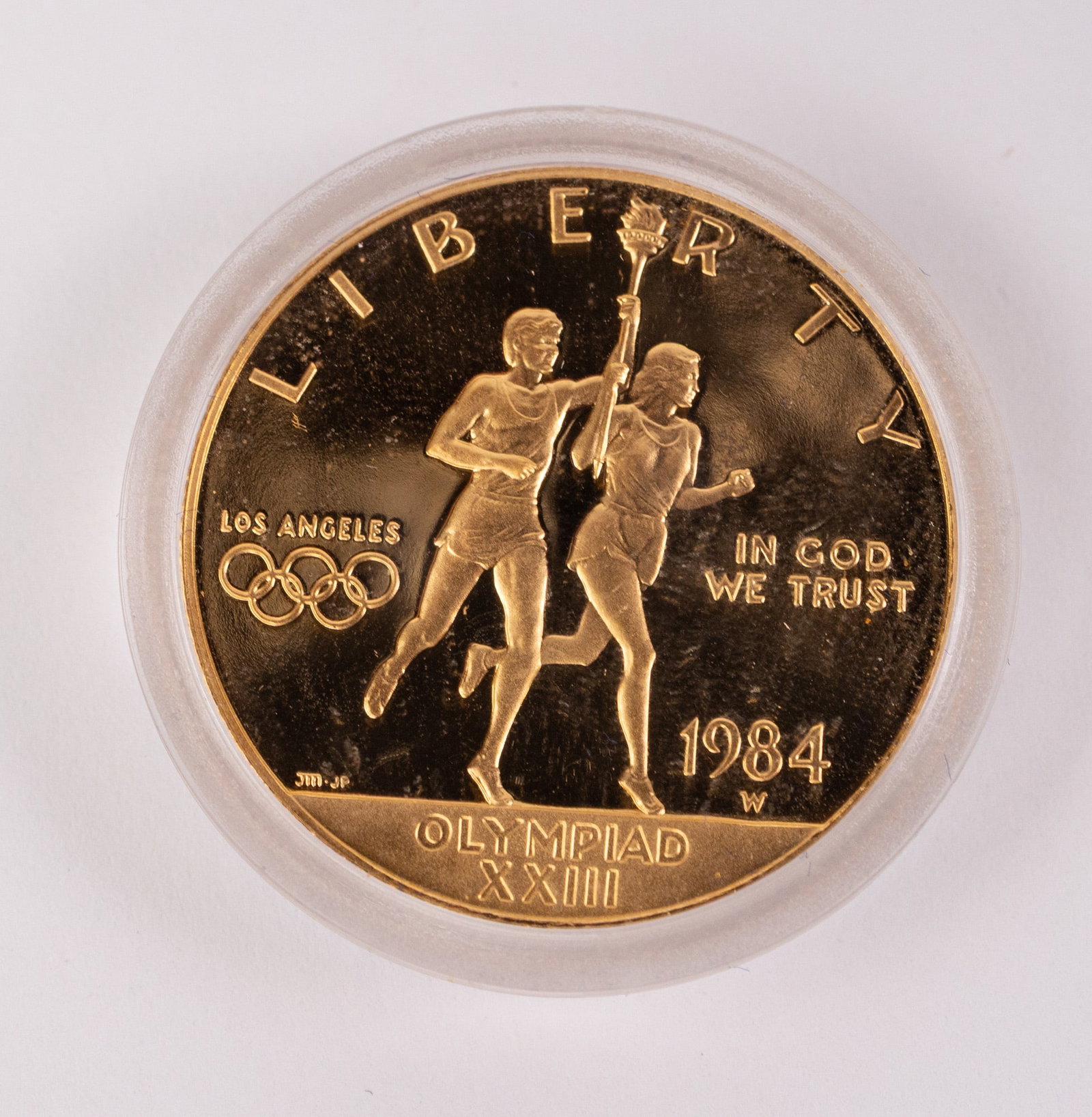 1984 Los Angeles Olympic $10 Gold Eagle Coin - 2