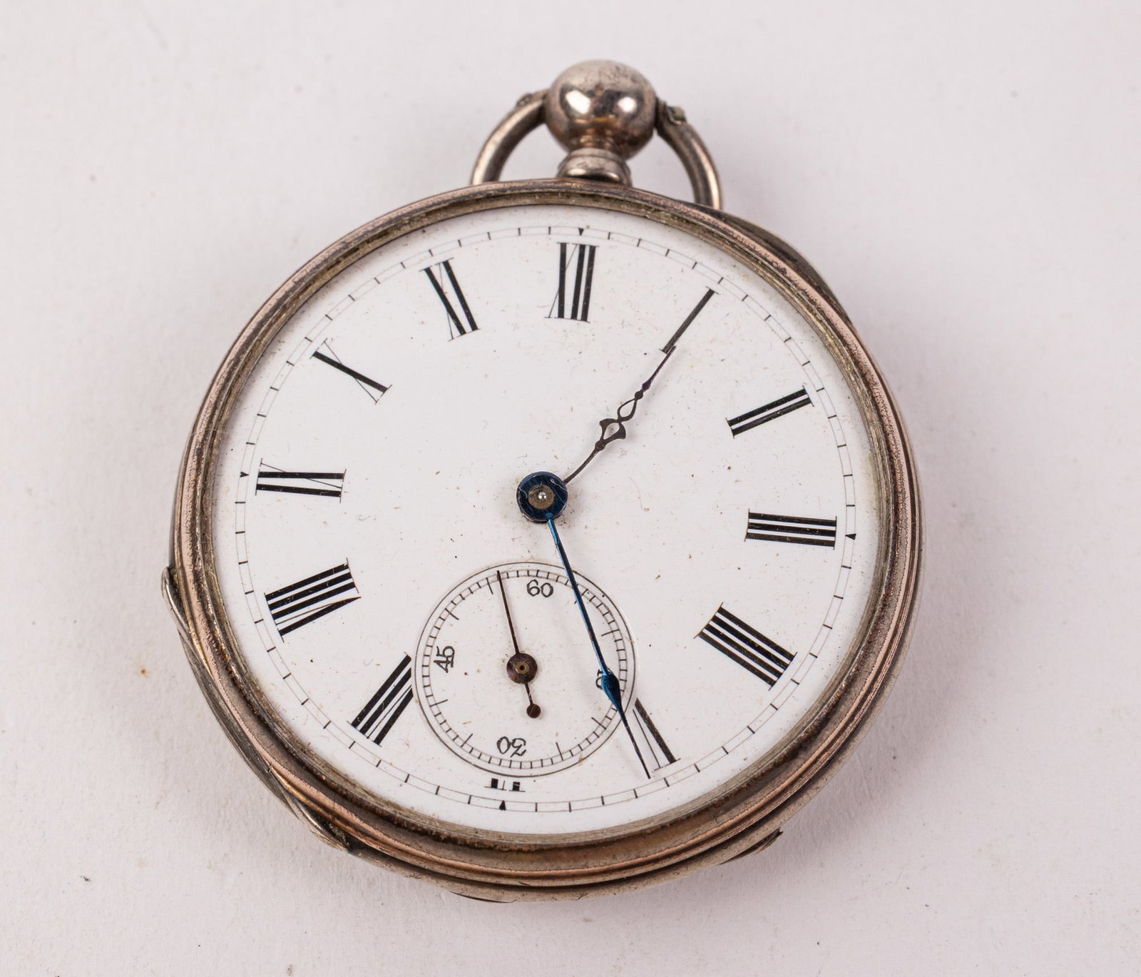 Antique Silver Swiss Gedeon Thommen/Revue Thommen Pocket Watch - 2