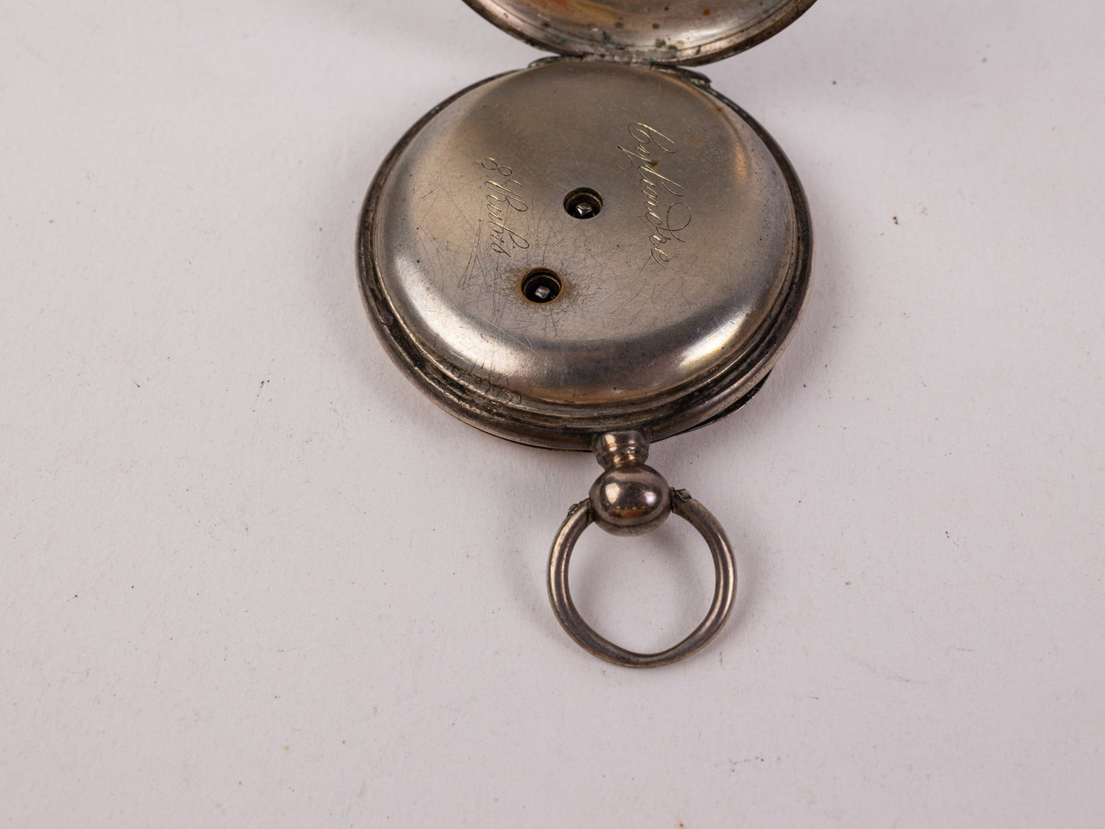 Antique Silver Swiss Gedeon Thommen/Revue Thommen Pocket Watch - 6