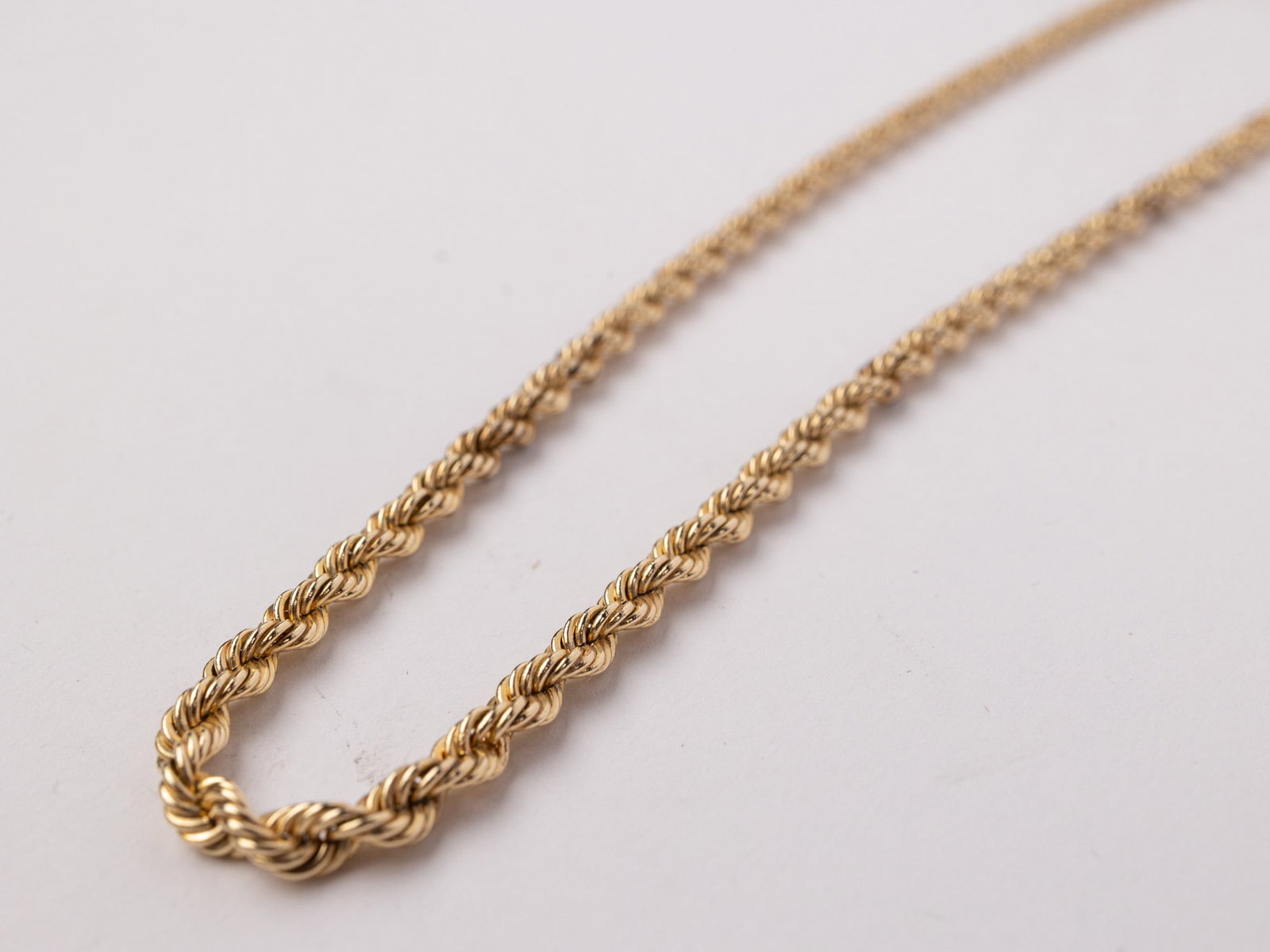 14KY Gold Twisted Rope Chain - 3