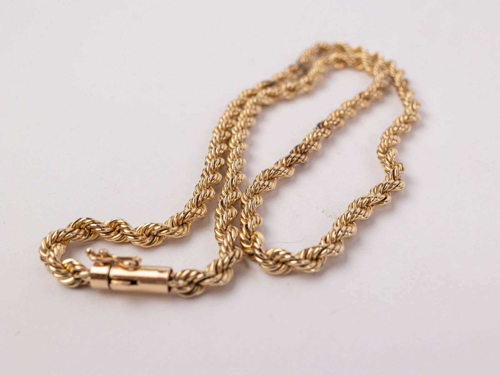 14KY Gold Twisted Rope Chain - 6