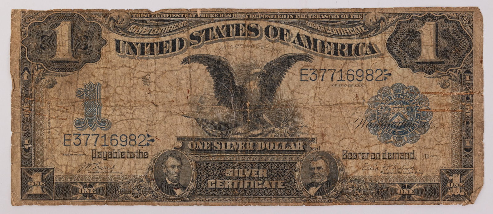 Series 1899 $1 "Black Eagle" Silver Certificate: Series 1899 $1 "Black Eagle" Silver Certificate Literature Brooks Auction – Online Auction Terms & Conditions Contact: (856) 694-2960 | info@brooks.auction READ BEFORE YOU BID: We want you to