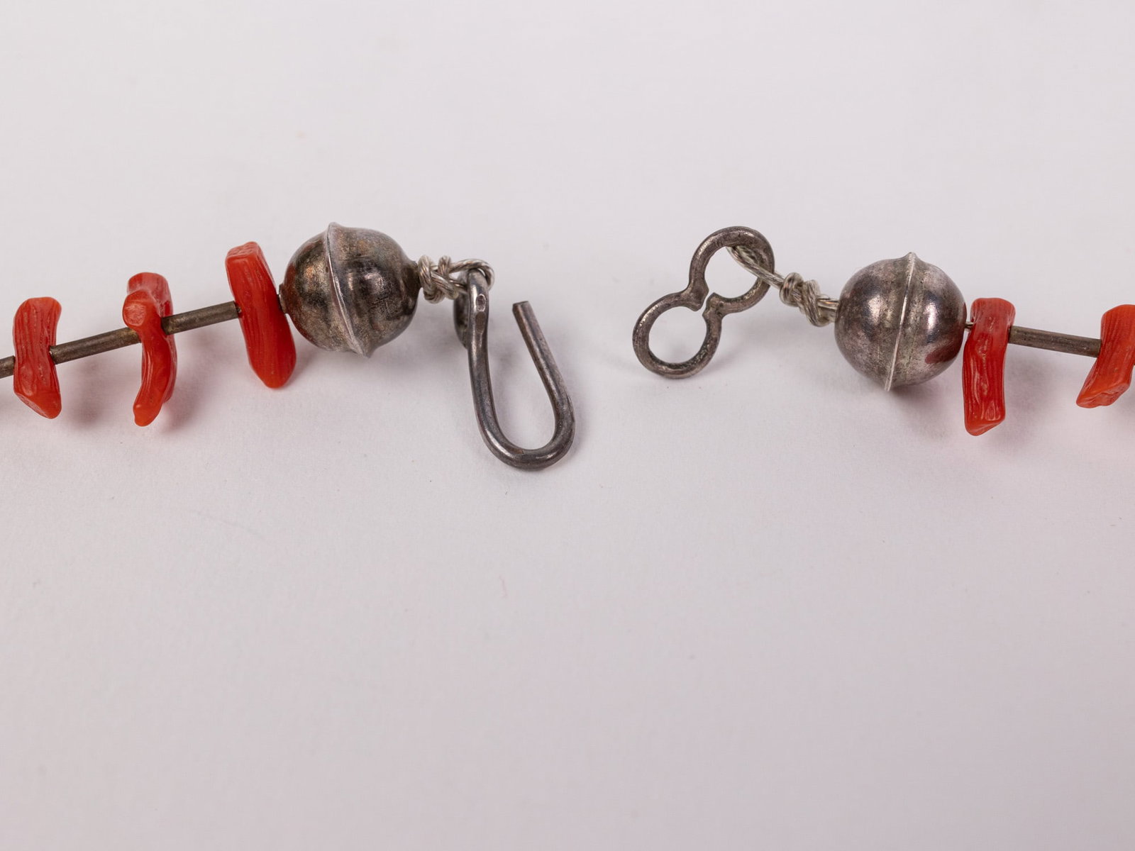 Vintage Silver Navajo-Style Squash Blossom Necklace with Naja Pendant - 6