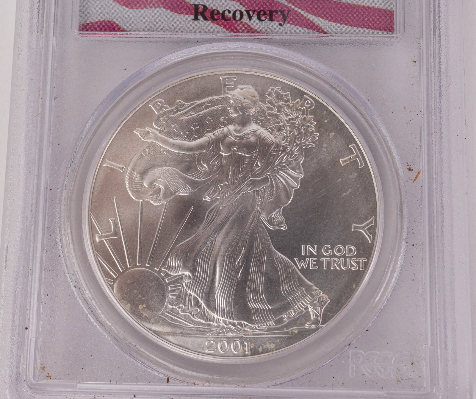 American Silver Eagle [GEM BU, 9-11-01] - 2