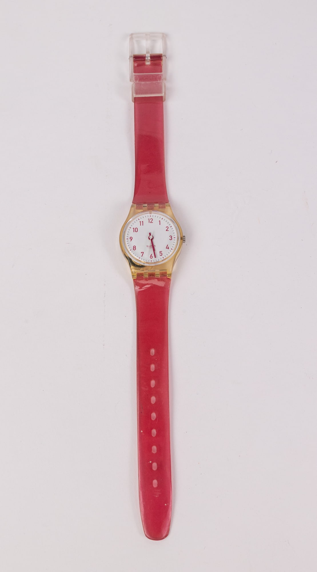 Vintage Swatch Pink and Translucent Watch: Vintage Swatch Pink and Translucent Watch Literature Brooks Auction – Online Auction Terms & Conditions Contact: (856) 694-2960 | info@brooks.auction READ BEFORE YOU BID: We want you to feel