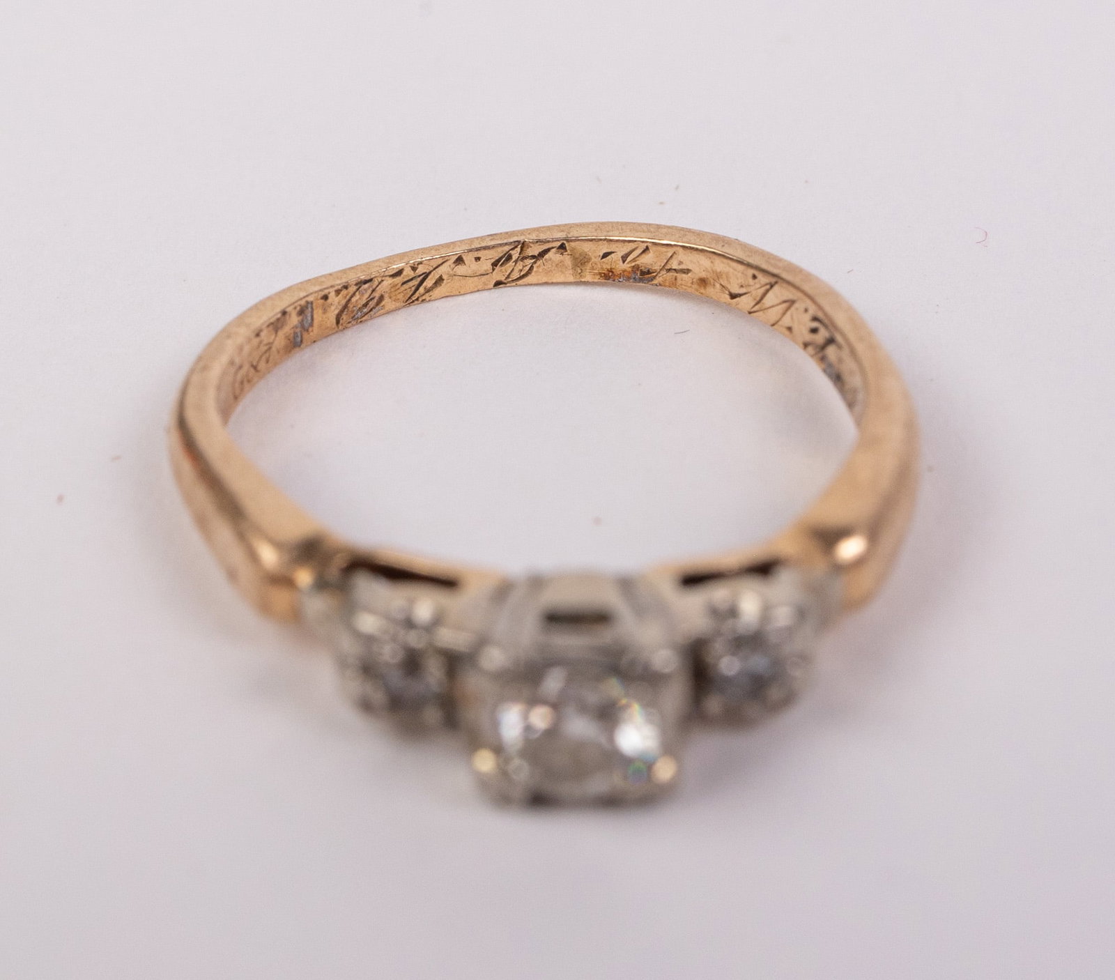 14KT Gold Two-Tone Ring - 7