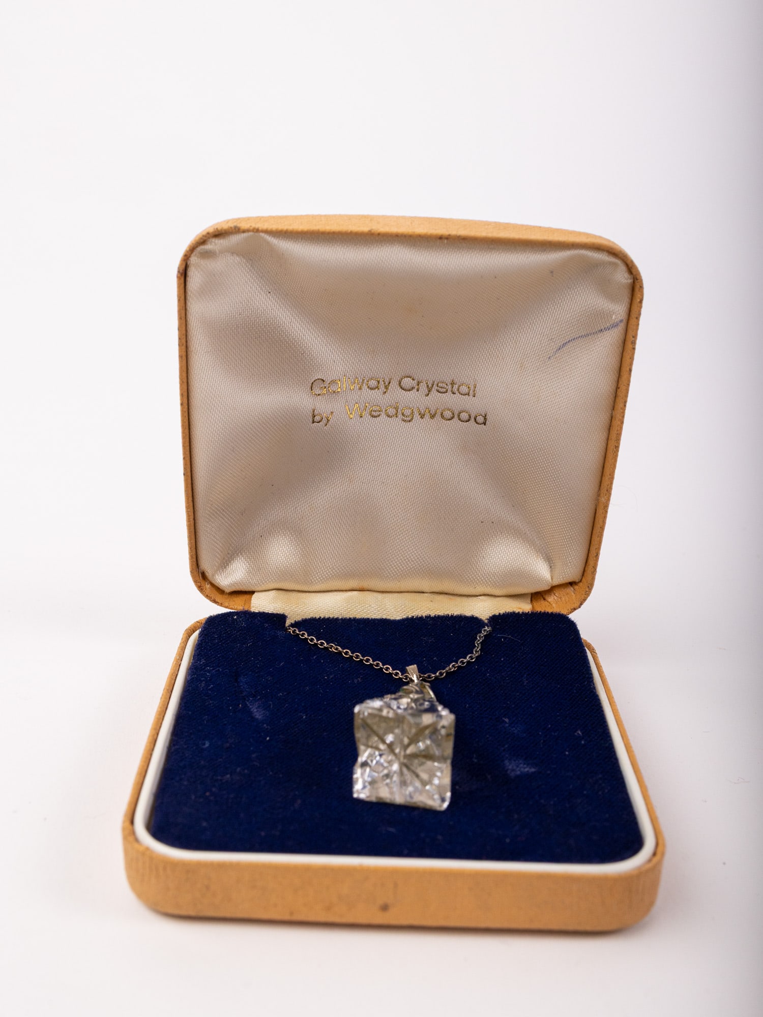 Sterling Silver Galway Crystal by Wedgwood Pendant Necklace - 3