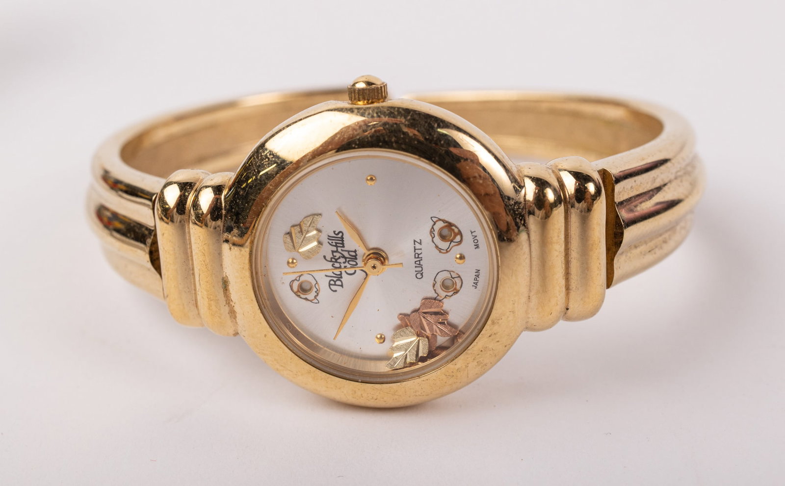 Pair of Black Hills Wrist Watches ft. 12KY Gold Leaf Accent Watch - 4