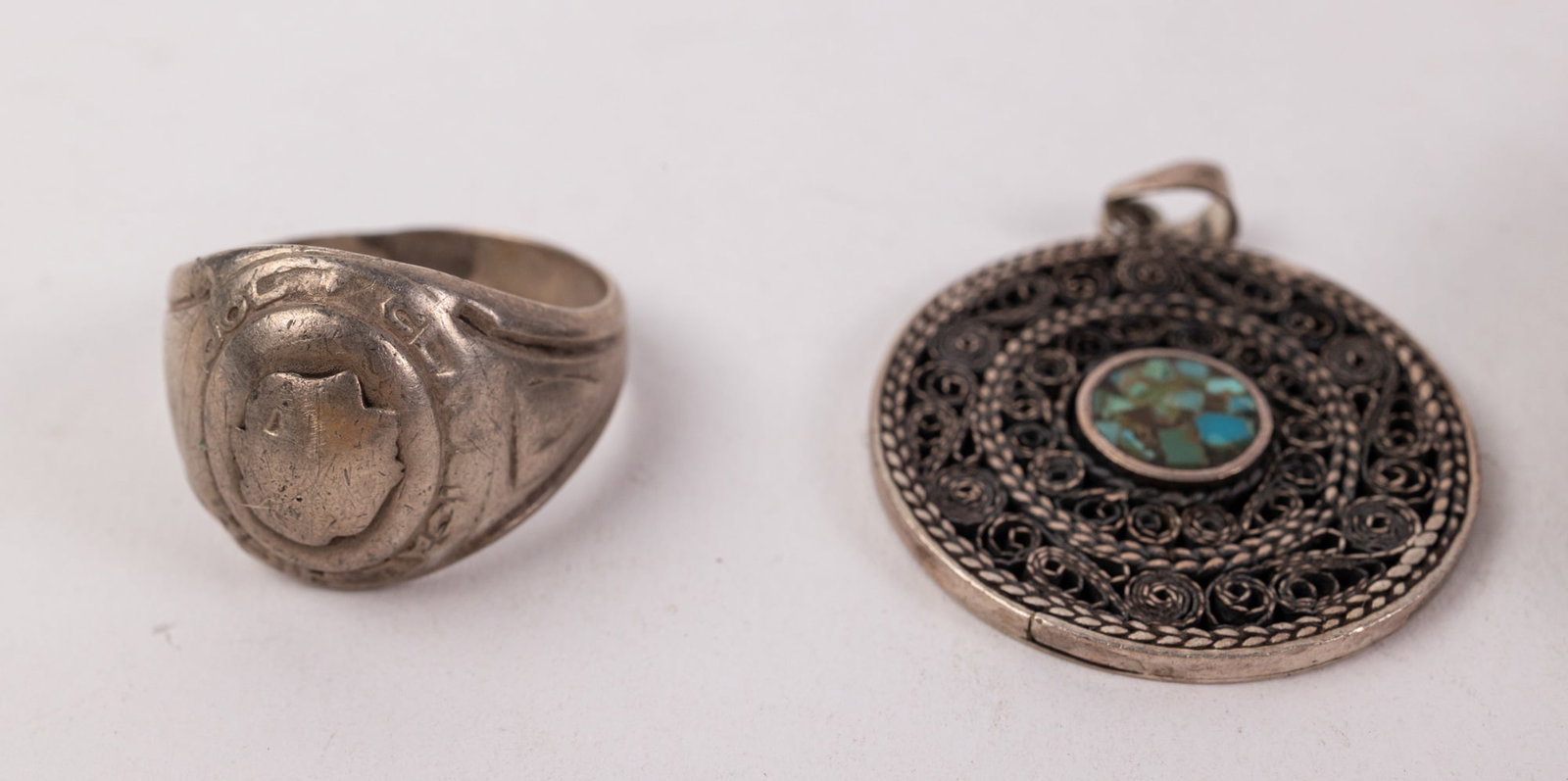 (3) Pieces of Vintage Jewelry Featuring Sterling Pieces - 2