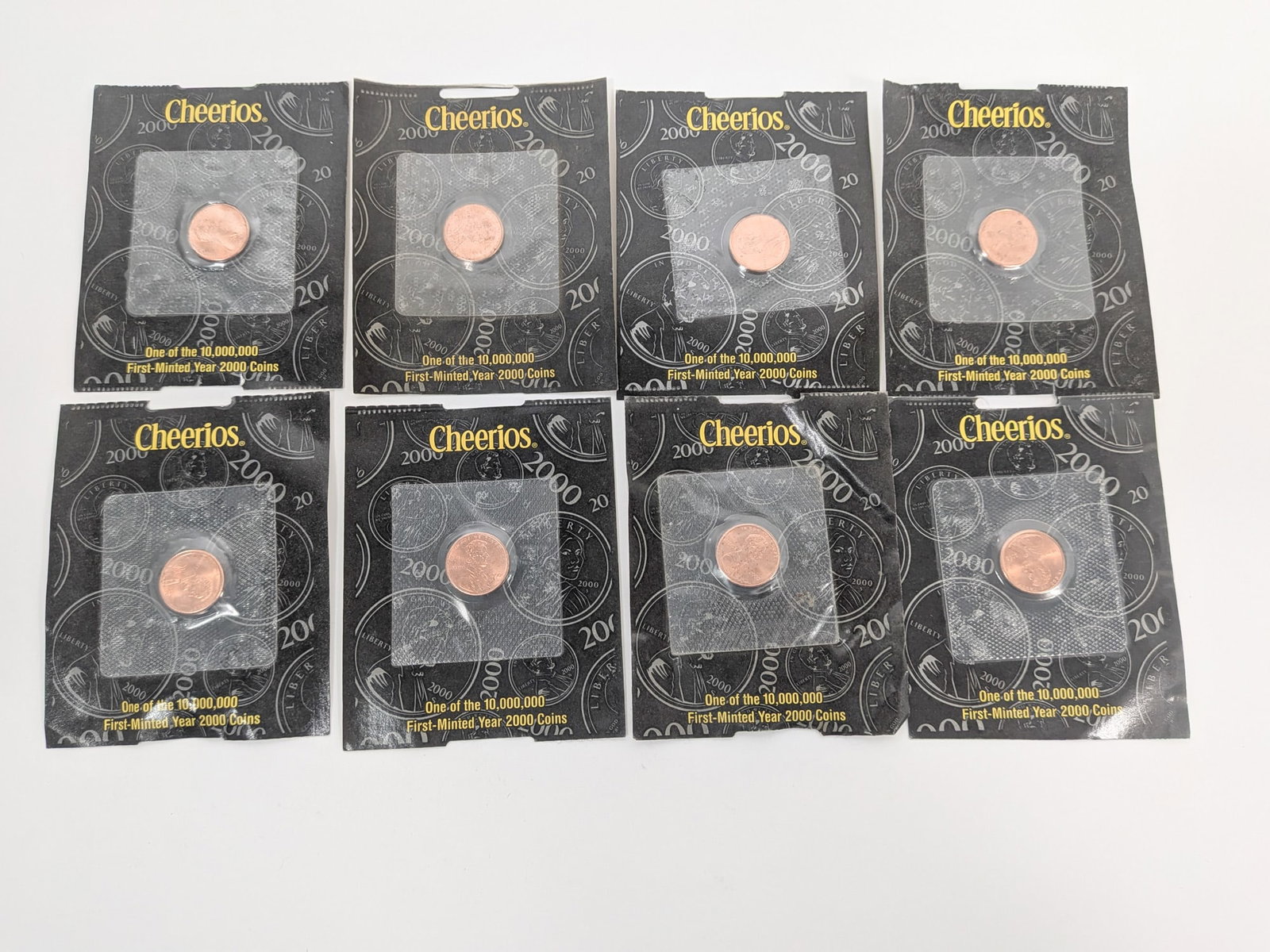 (8) Cheerios Lincoln Memorial Small Cent Pennies: (8) Cheerios Lincoln Memorial Small Cent Pennies Literature Brooks Auction – Online Auction Terms & Conditions Contact: (856) 694-2960 | info@brooks.auction READ BEFORE YOU BID: We want you to