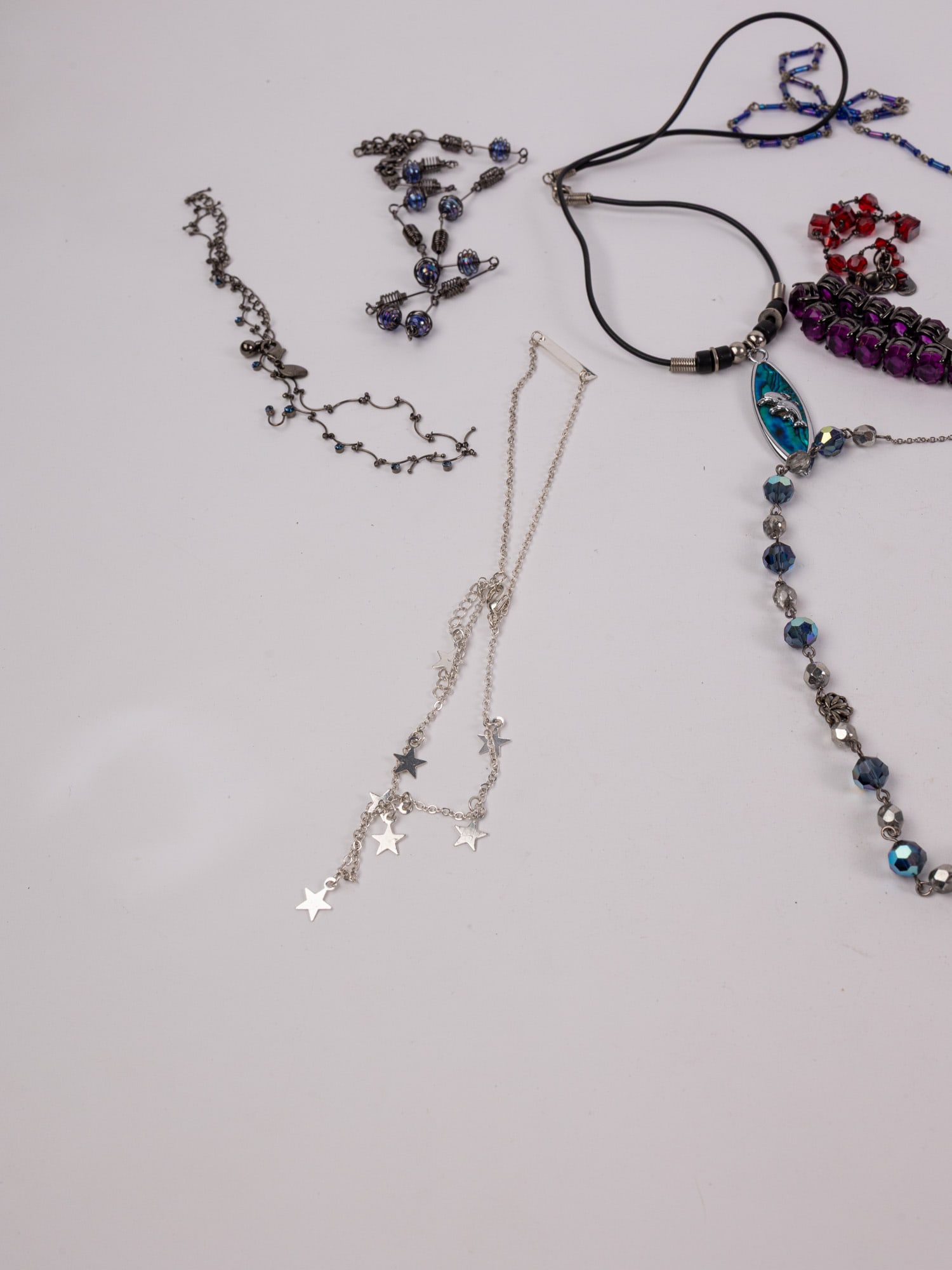 Assortment of Vintage Chunky Y2K and Goth/Scene Jewelry - 3