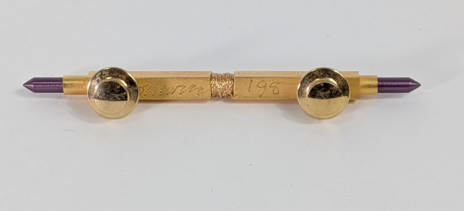 Grouping of Jewelry Articles ft. Artist Signed Bar Pin - 2