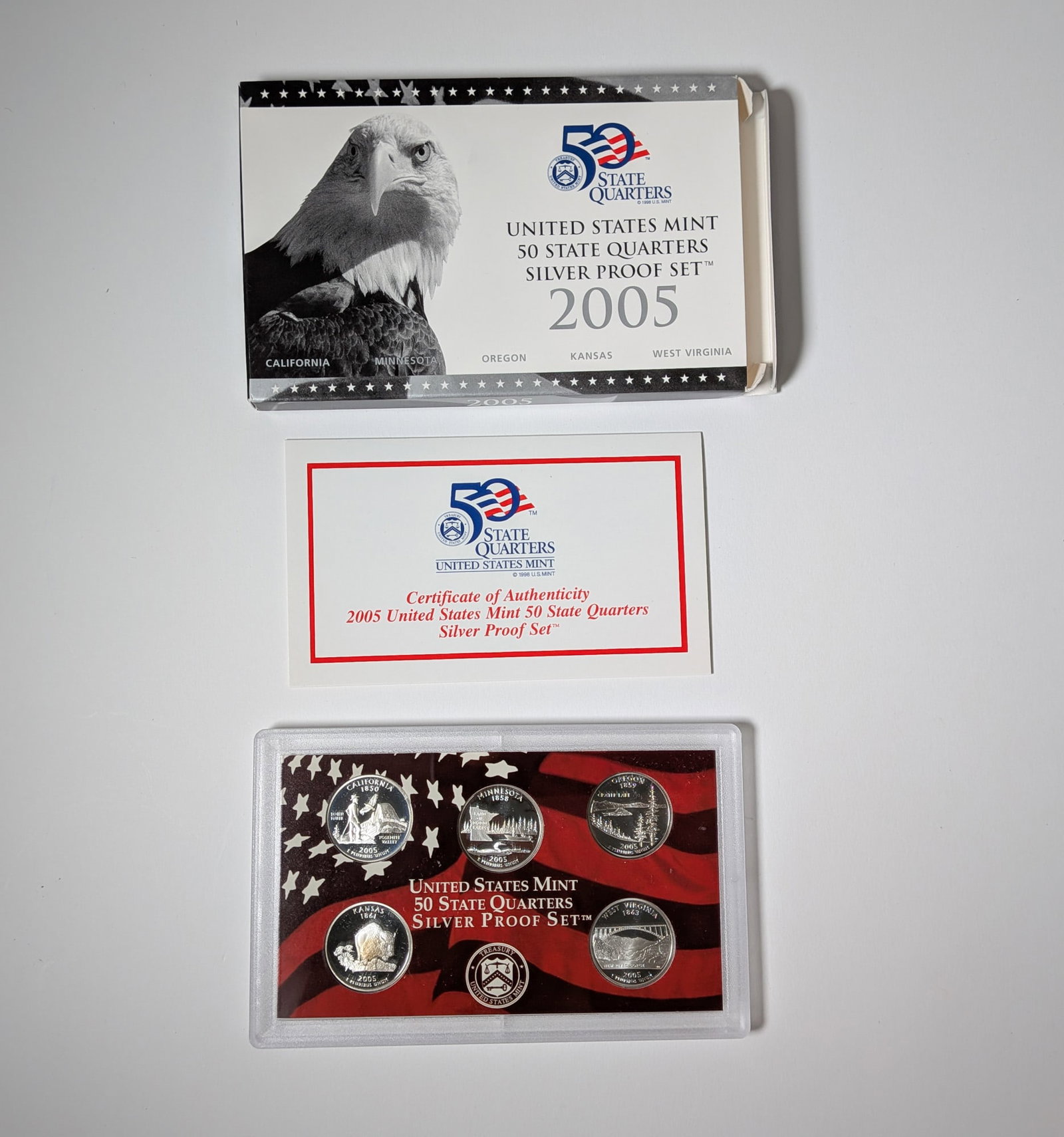 2005 United States Mint 50 State Quarters Silver Proof Set: 2005 United States Mint 50 State Quarters Silver Proof Set Literature Brooks Auction – Online Auction Terms & Conditions Contact: (856) 694-2960 | info@brooks.auction READ BEFORE YOU BID: We