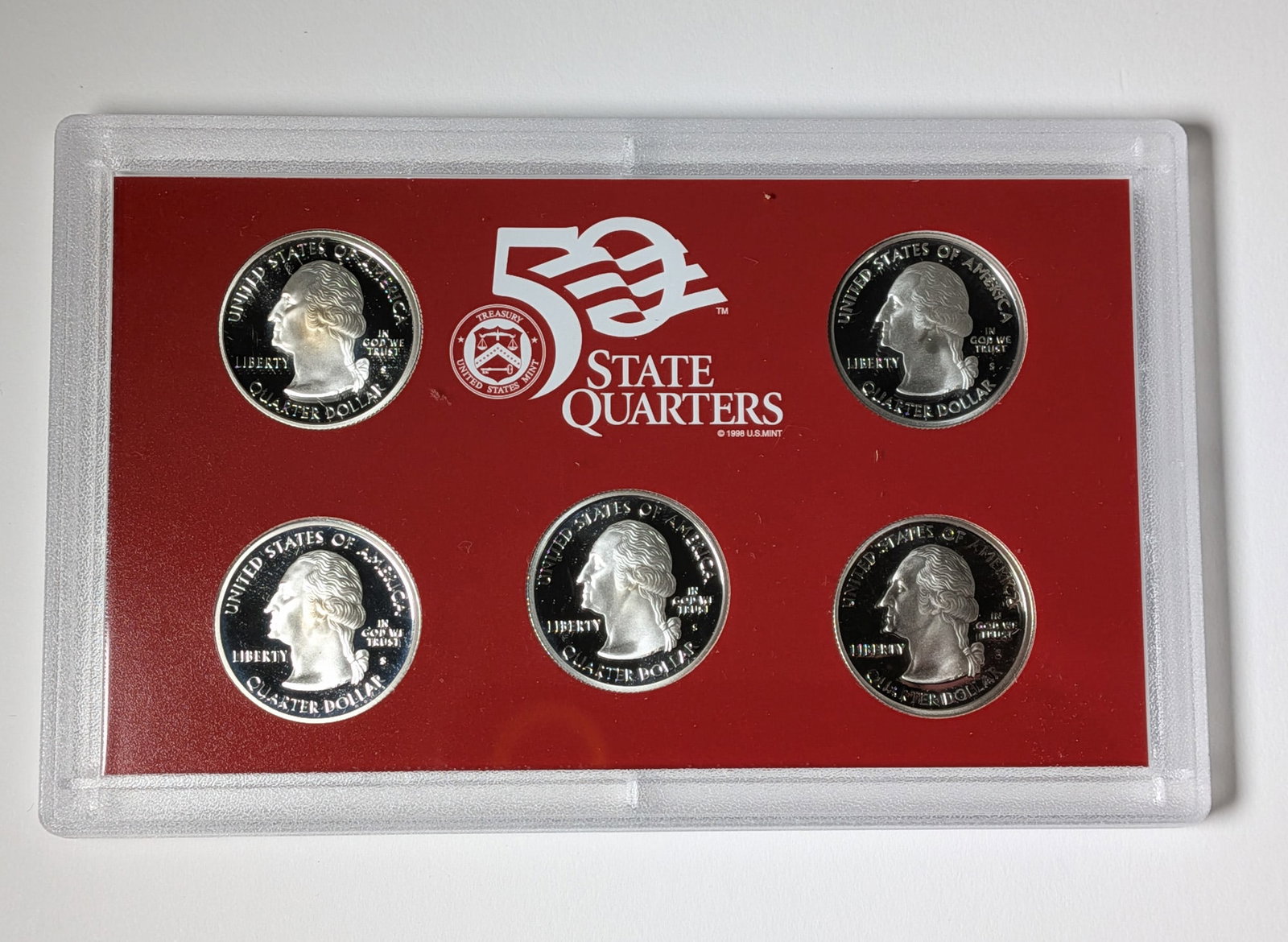 2005 United States Mint 50 State Quarters Silver Proof Set - 3